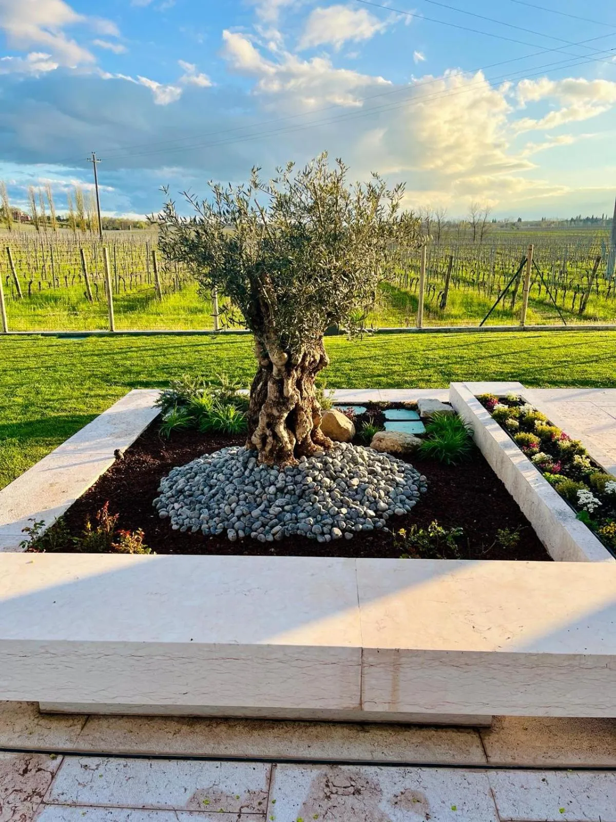 Inner courtyard view in Il Vigneto