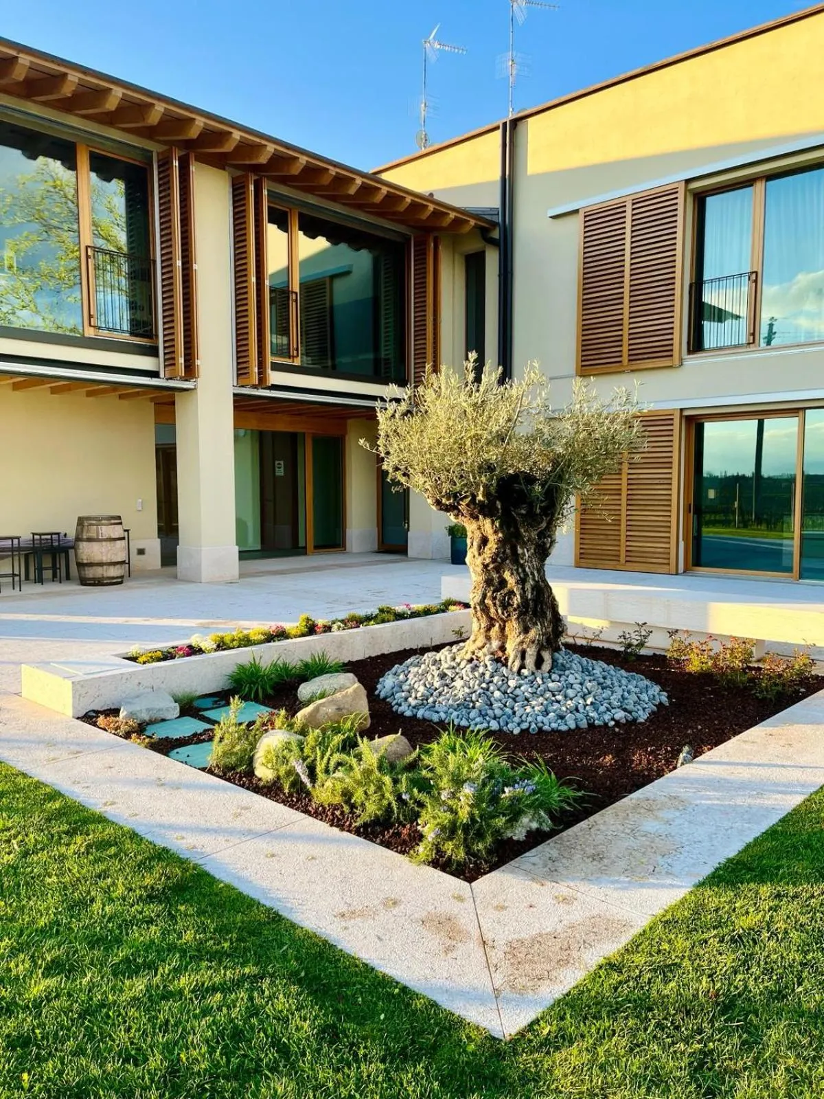 Inner courtyard view in Il Vigneto