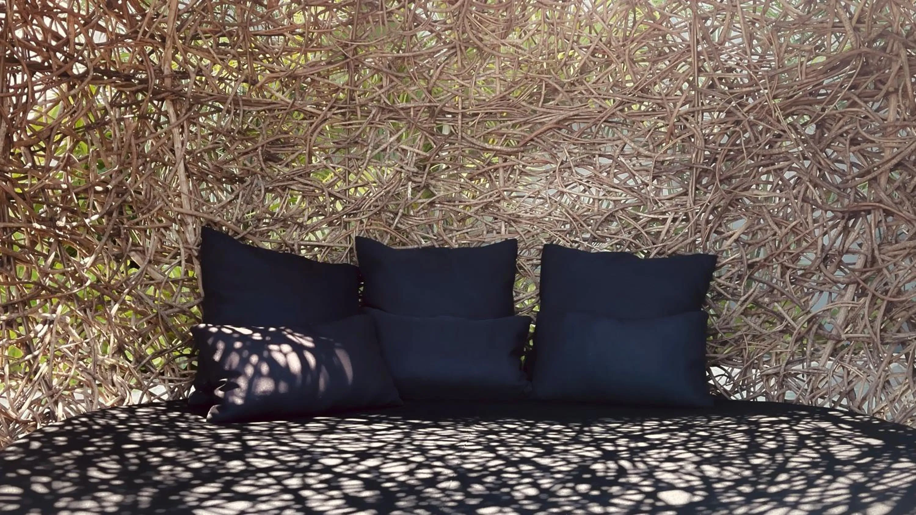 Seating area in Hotel Amainah Bacalar Adults Only