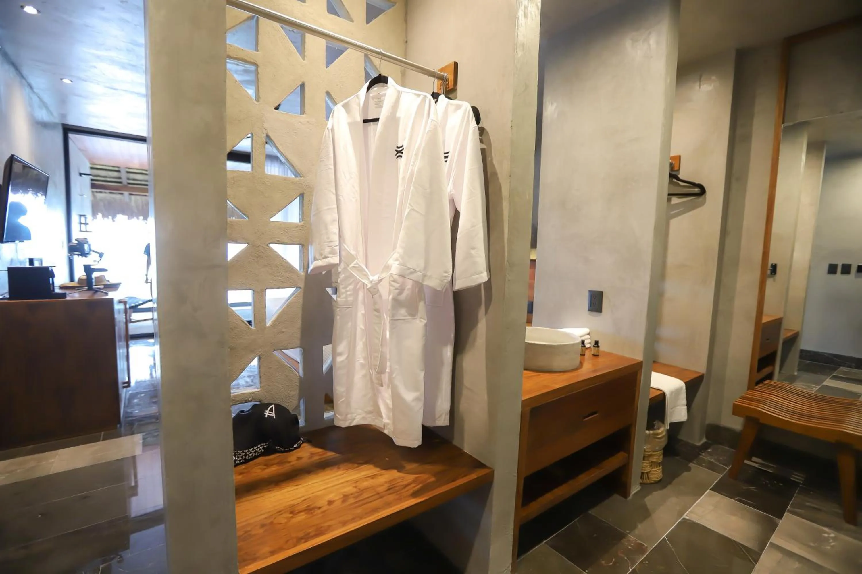 Bathroom in Hotel Amainah Bacalar Adults Only