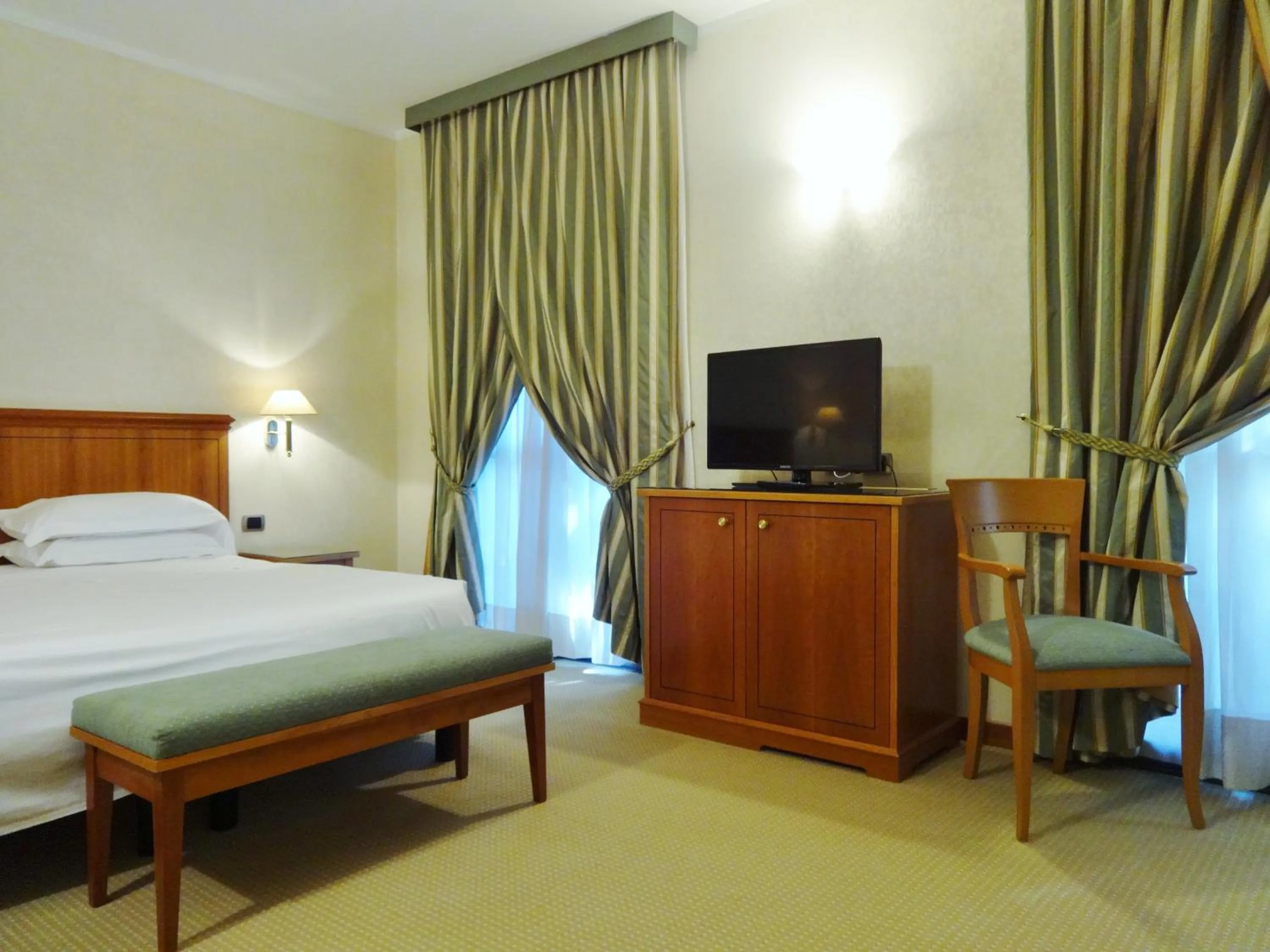 TV and multimedia, Bed in Hotel Excelsior Magenta