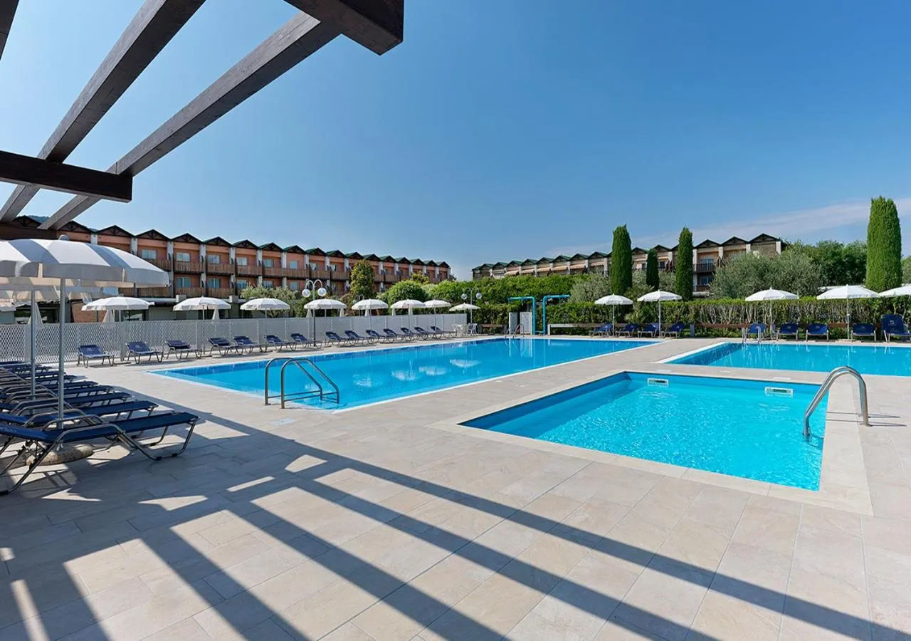 Pool view in Iseo Lago Hotel