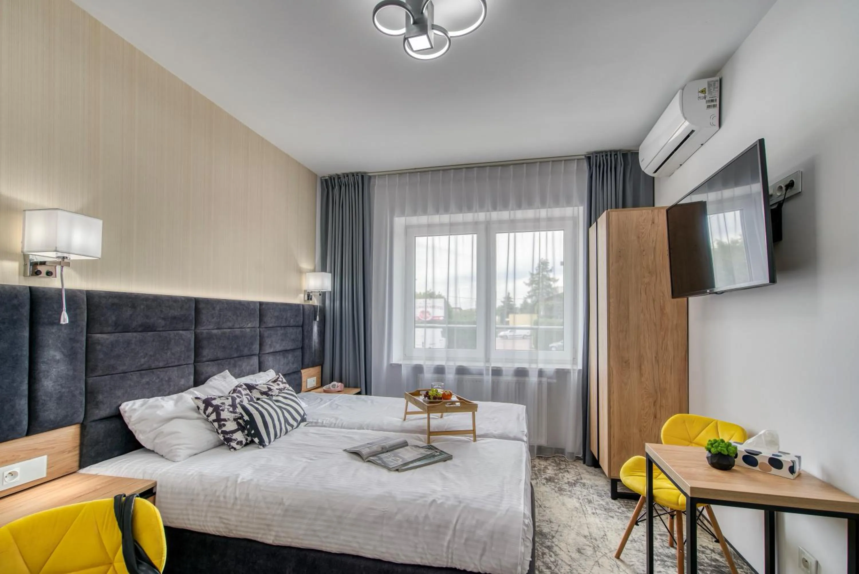 Bed in Acodomo Apartamenty