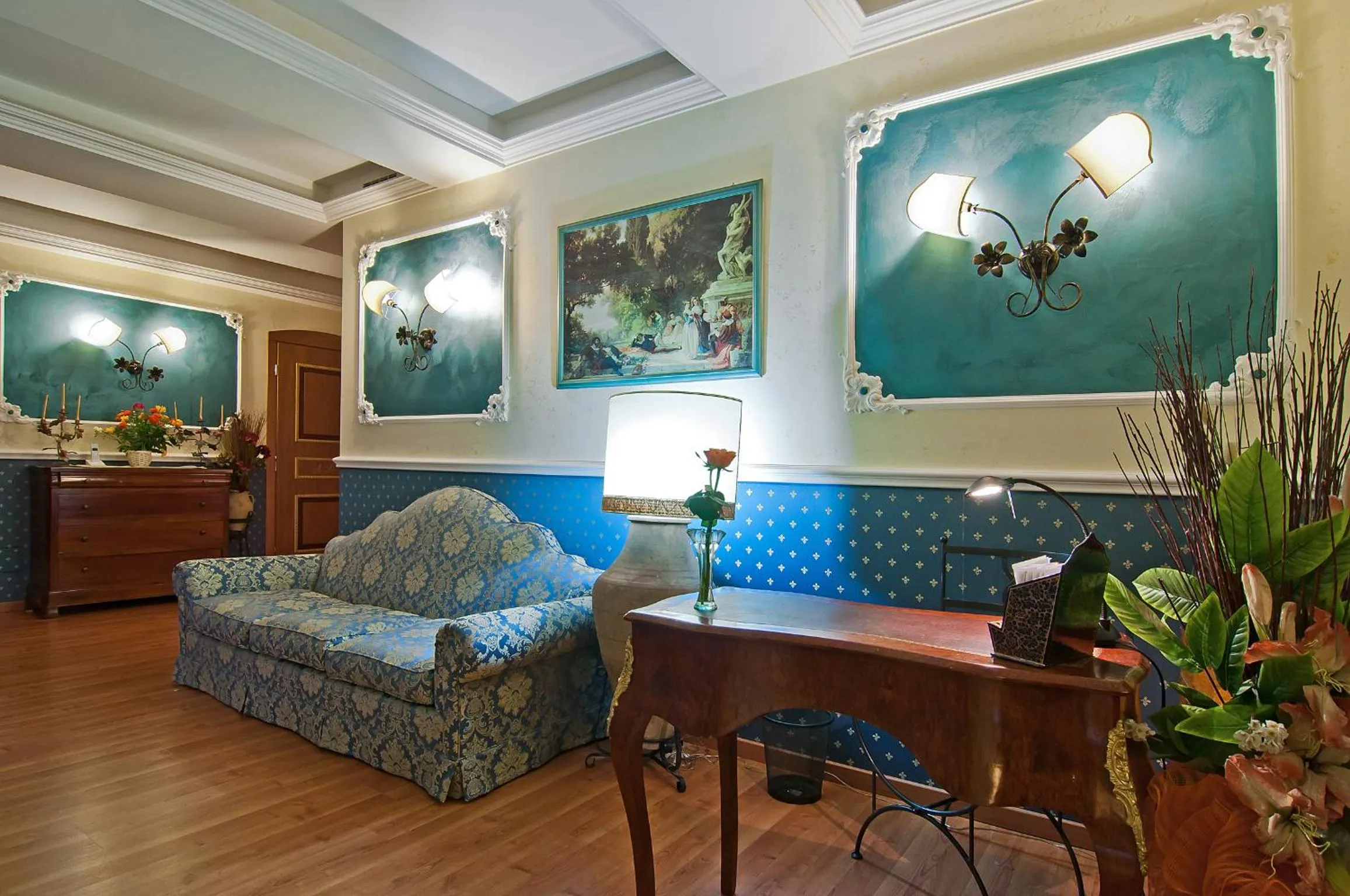 Lobby or reception in Residenza Antica Roma