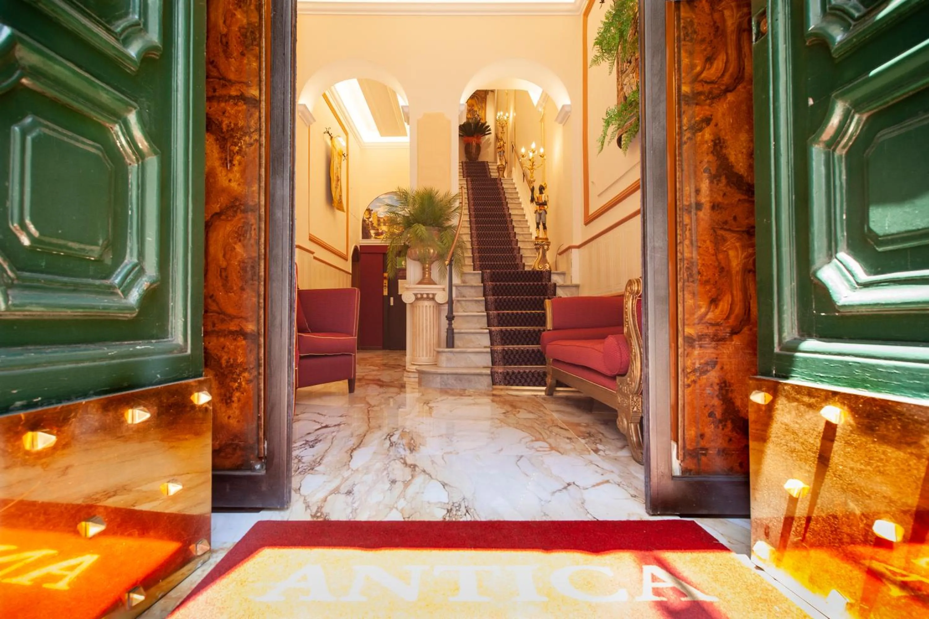 Lobby or reception in Residenza Antica Roma