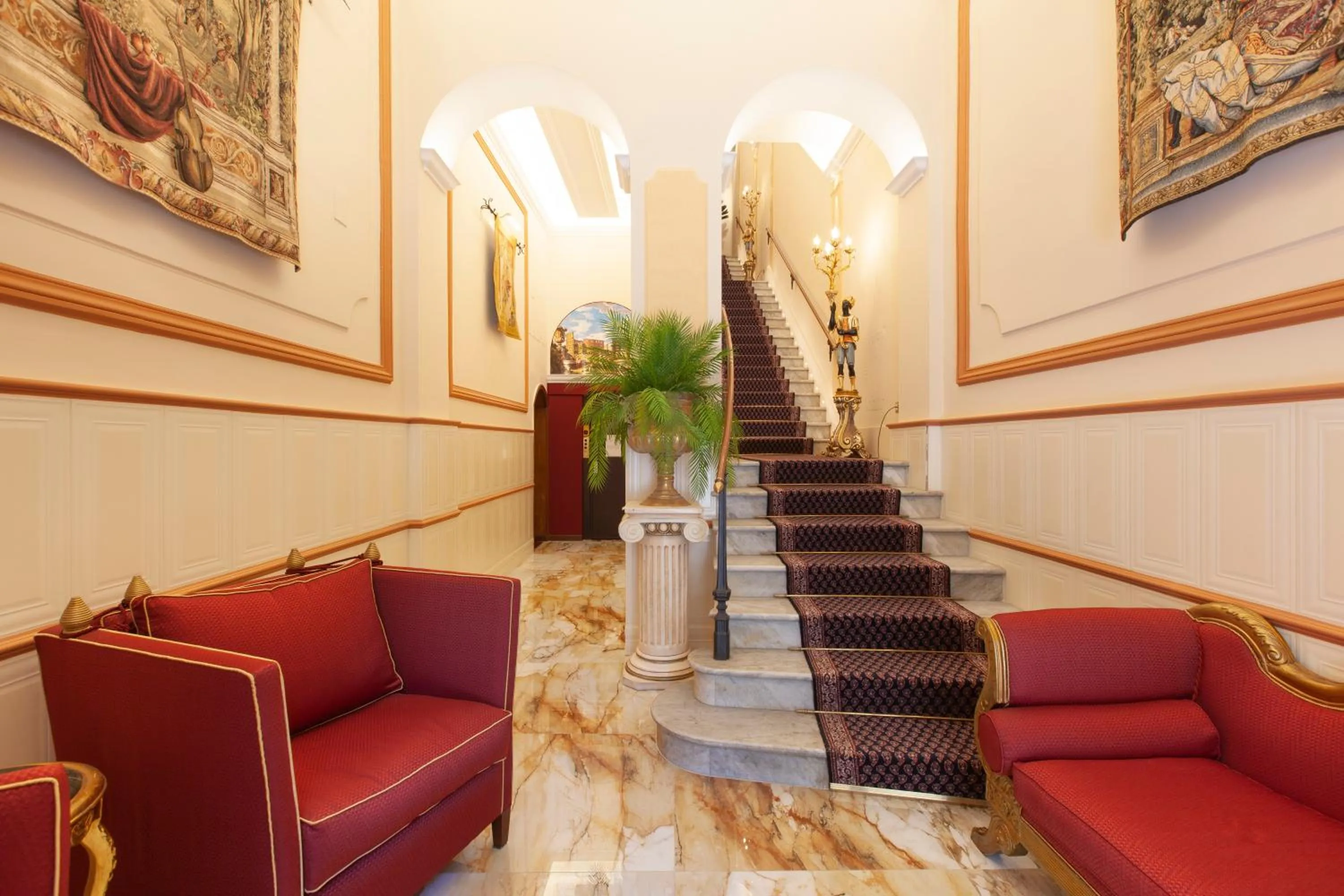 Lobby or reception in Residenza Antica Roma
