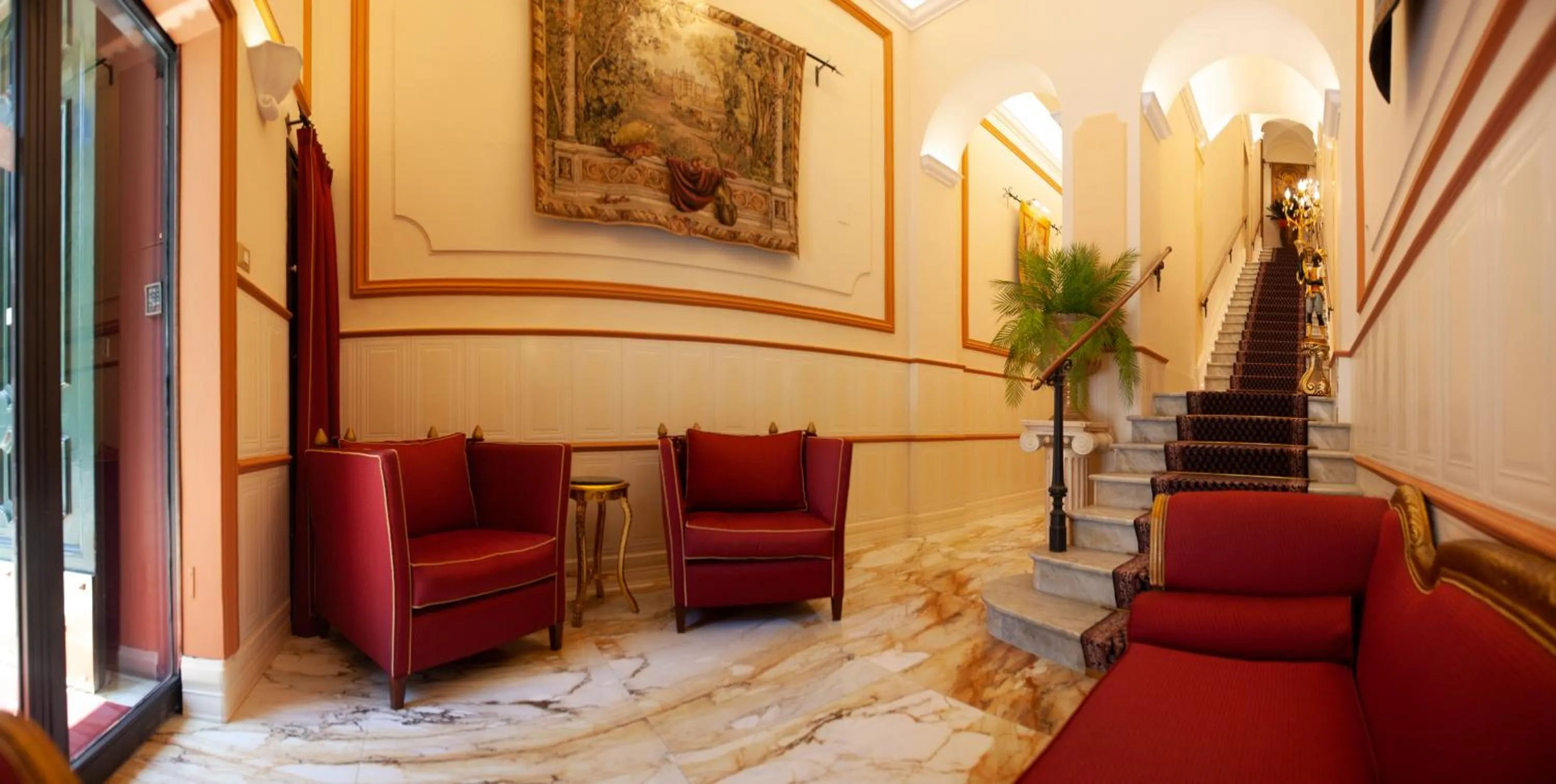 Lobby or reception in Residenza Antica Roma