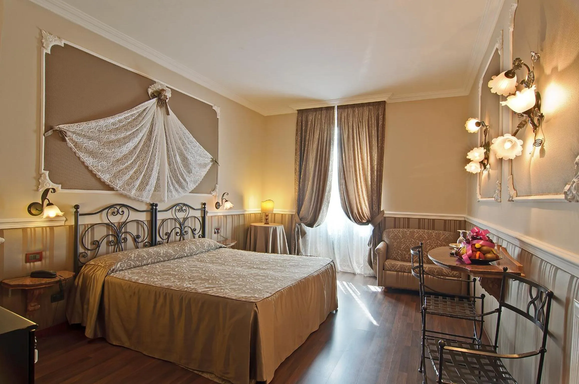 Bedroom, Bed in Residenza Antica Roma