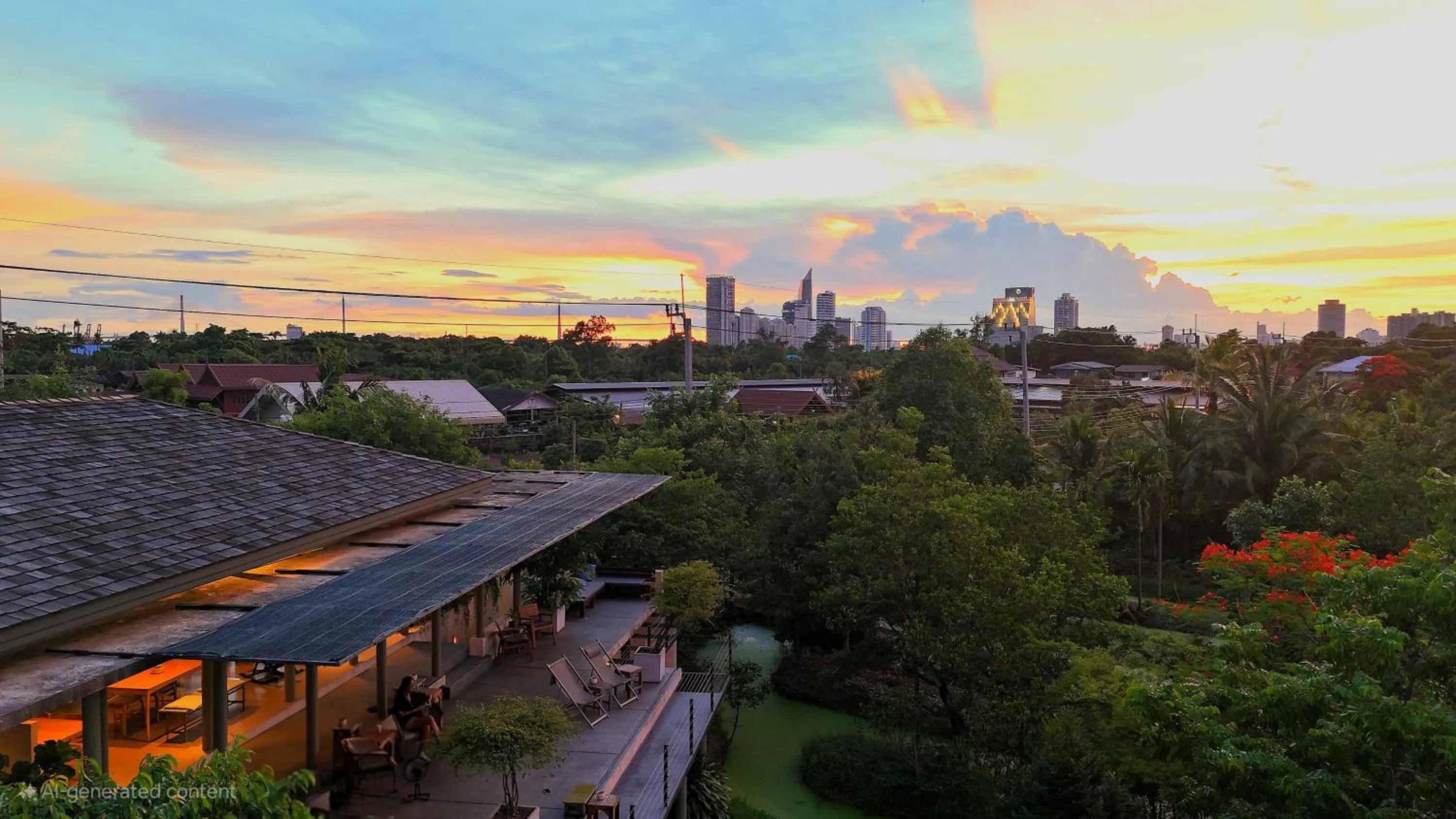 Property building in Coconut Lane Bangkok
