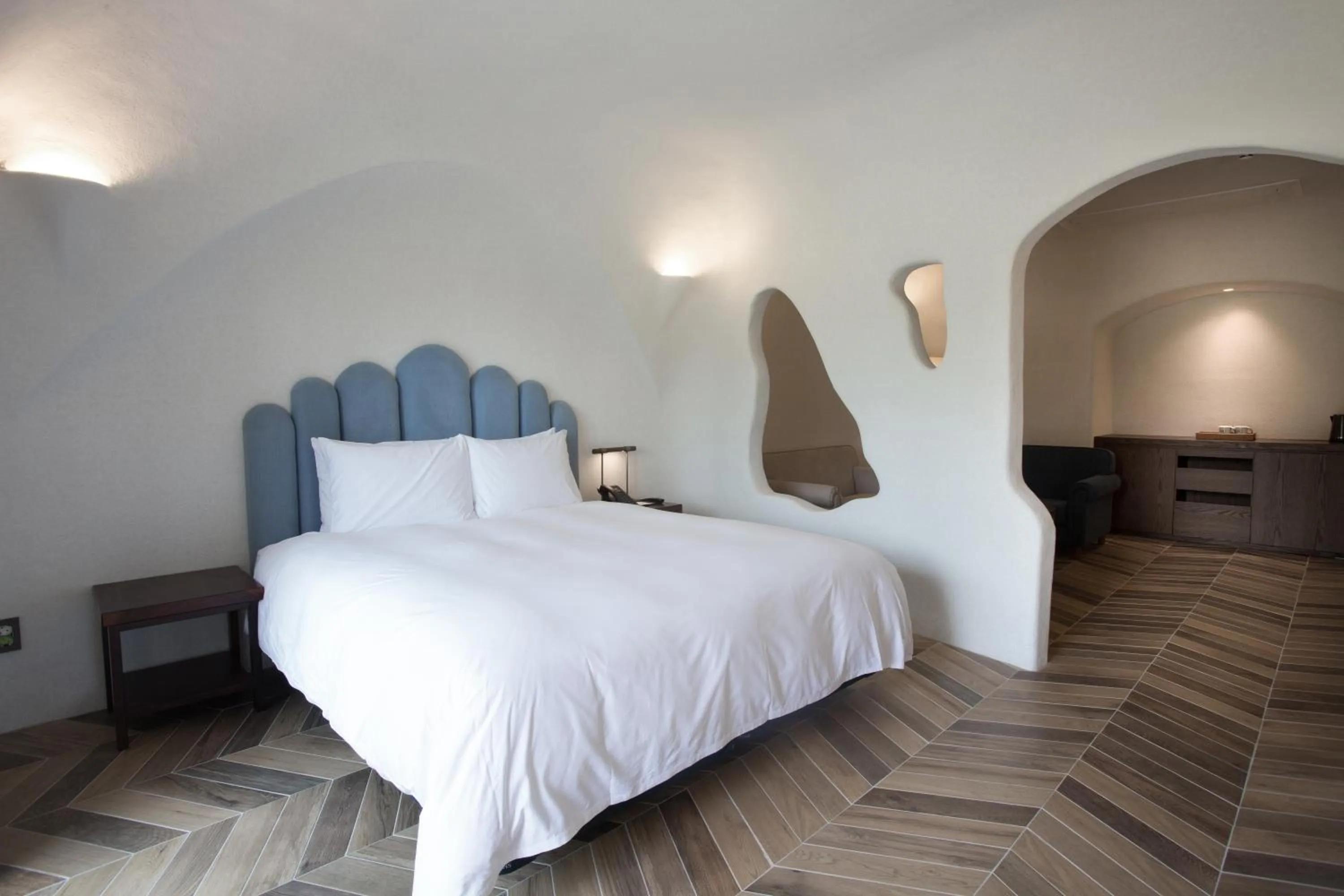 Bed in Ecoland Hotel