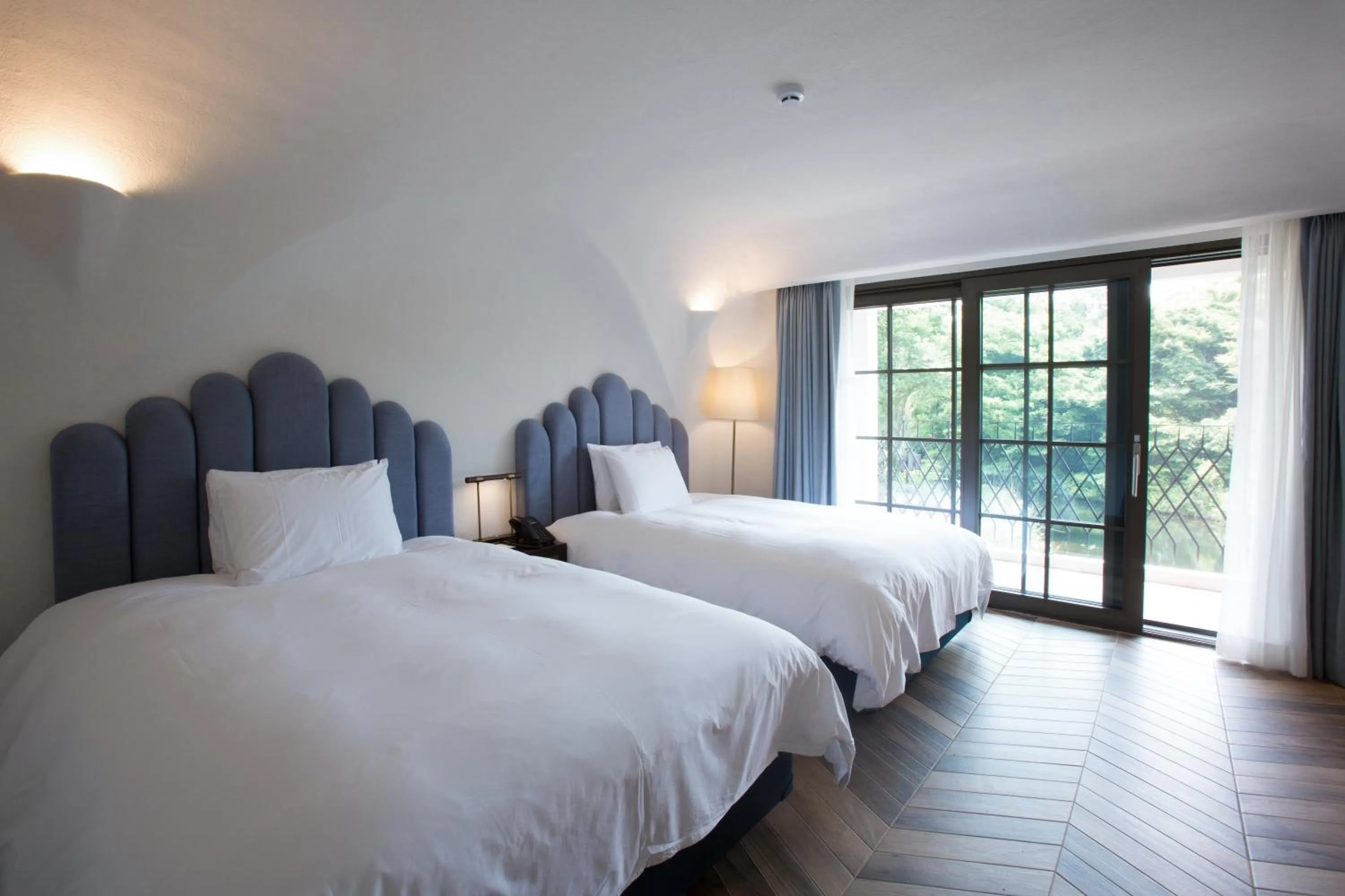 Bed in Ecoland Hotel