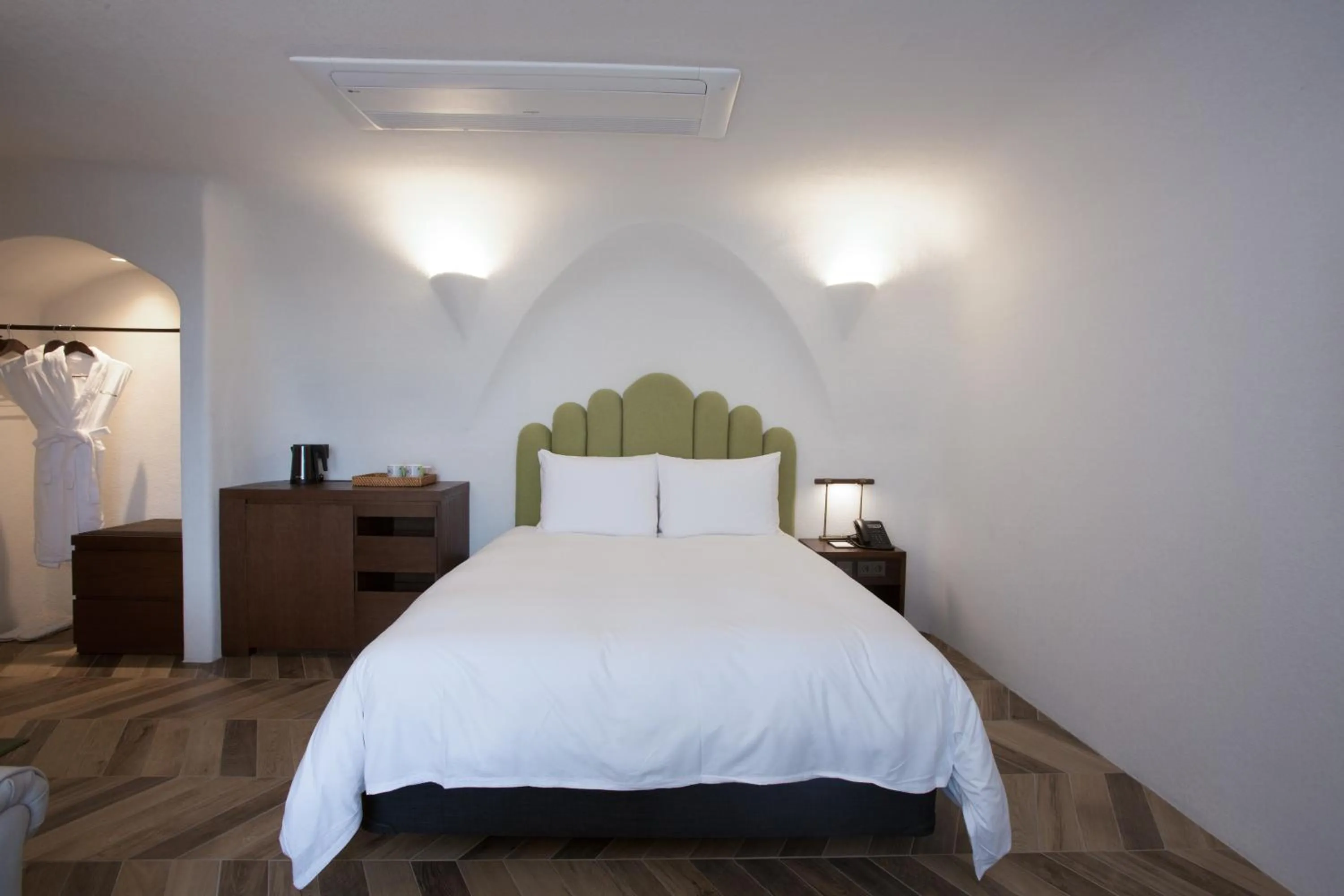 Bed in Ecoland Hotel