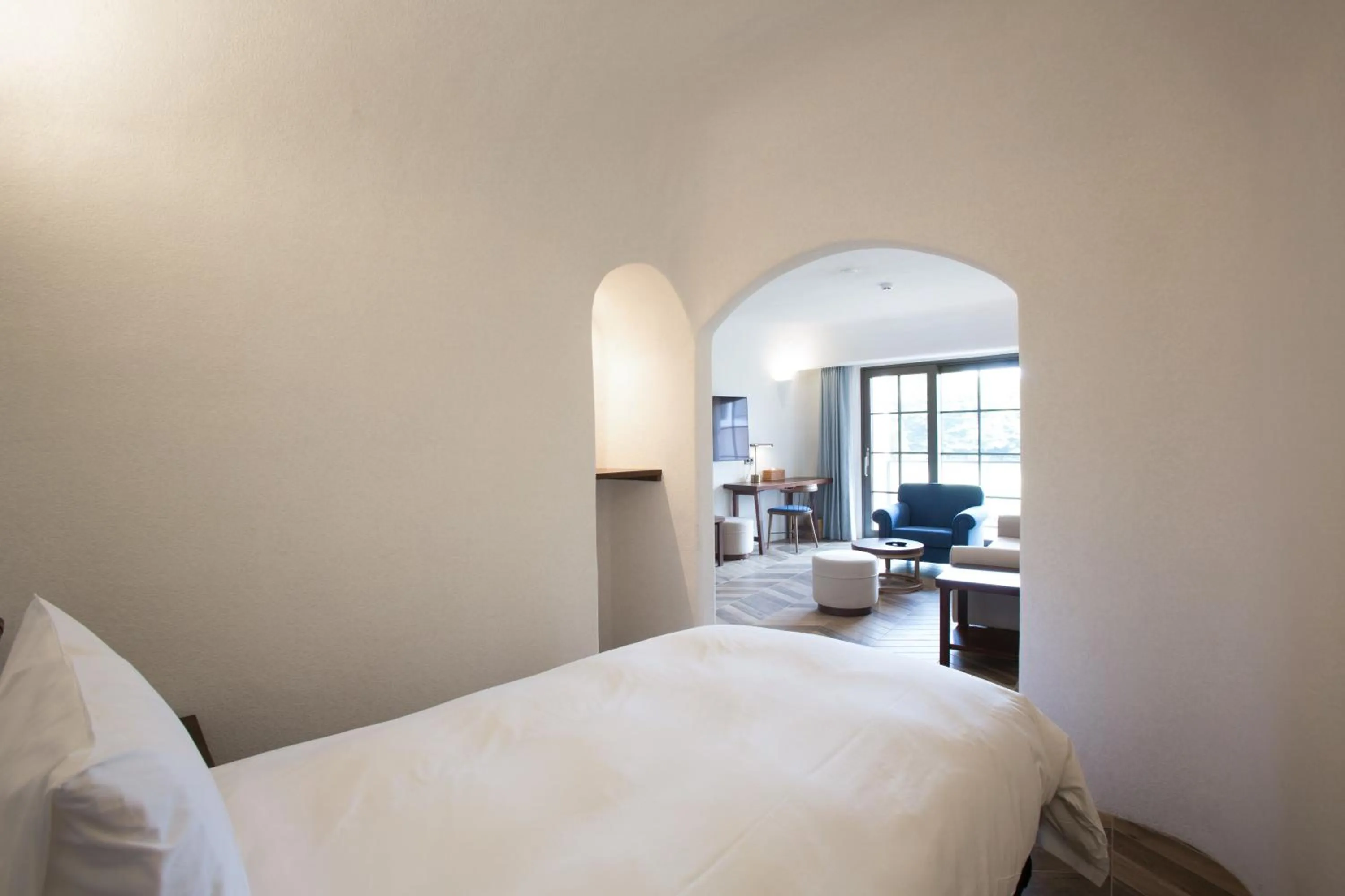 Bed in Ecoland Hotel