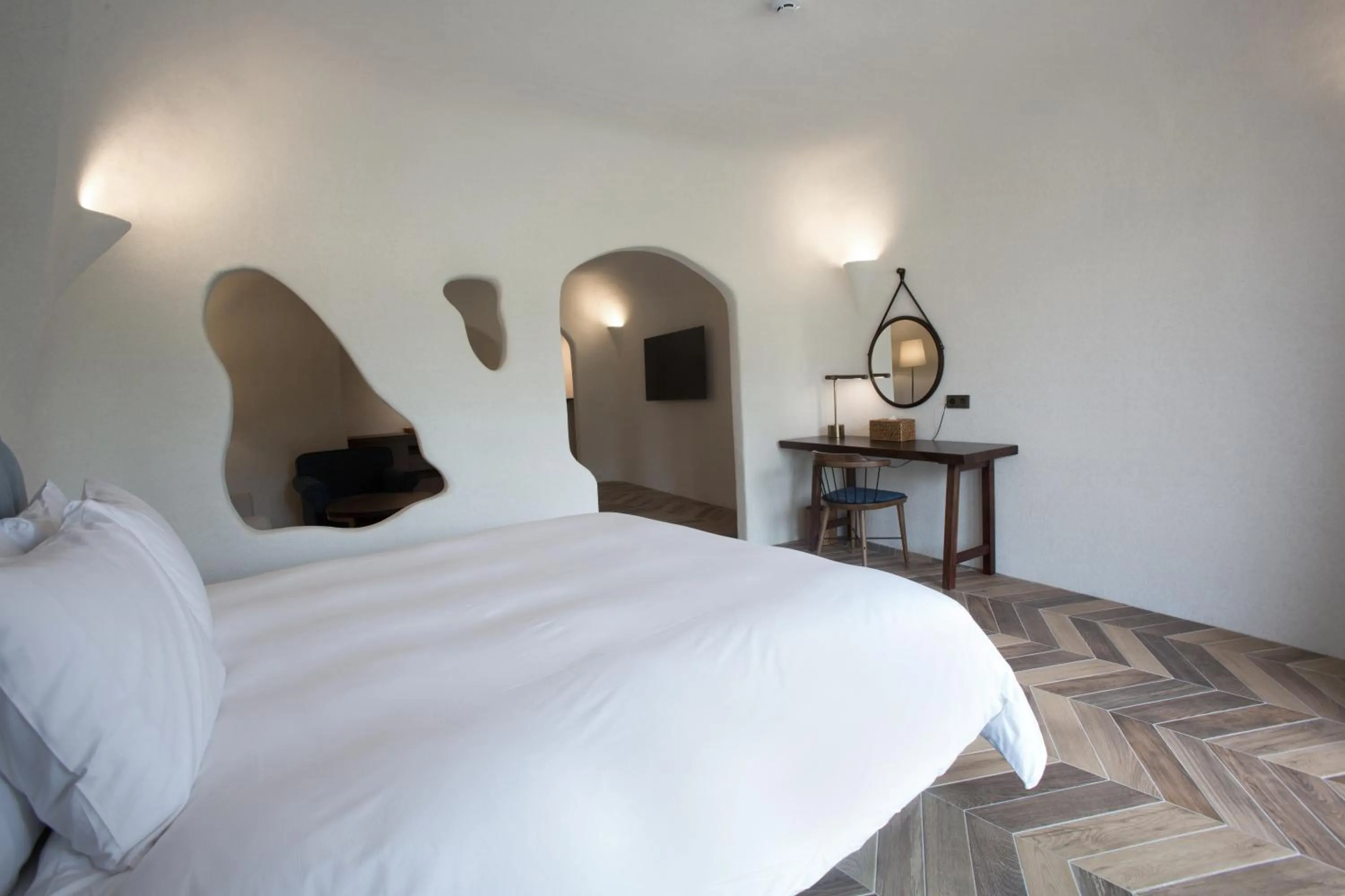 Bed in Ecoland Hotel