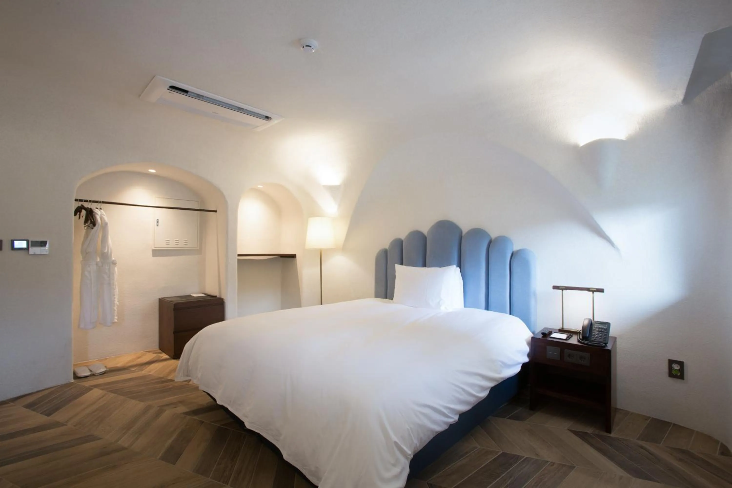 Bed in Ecoland Hotel