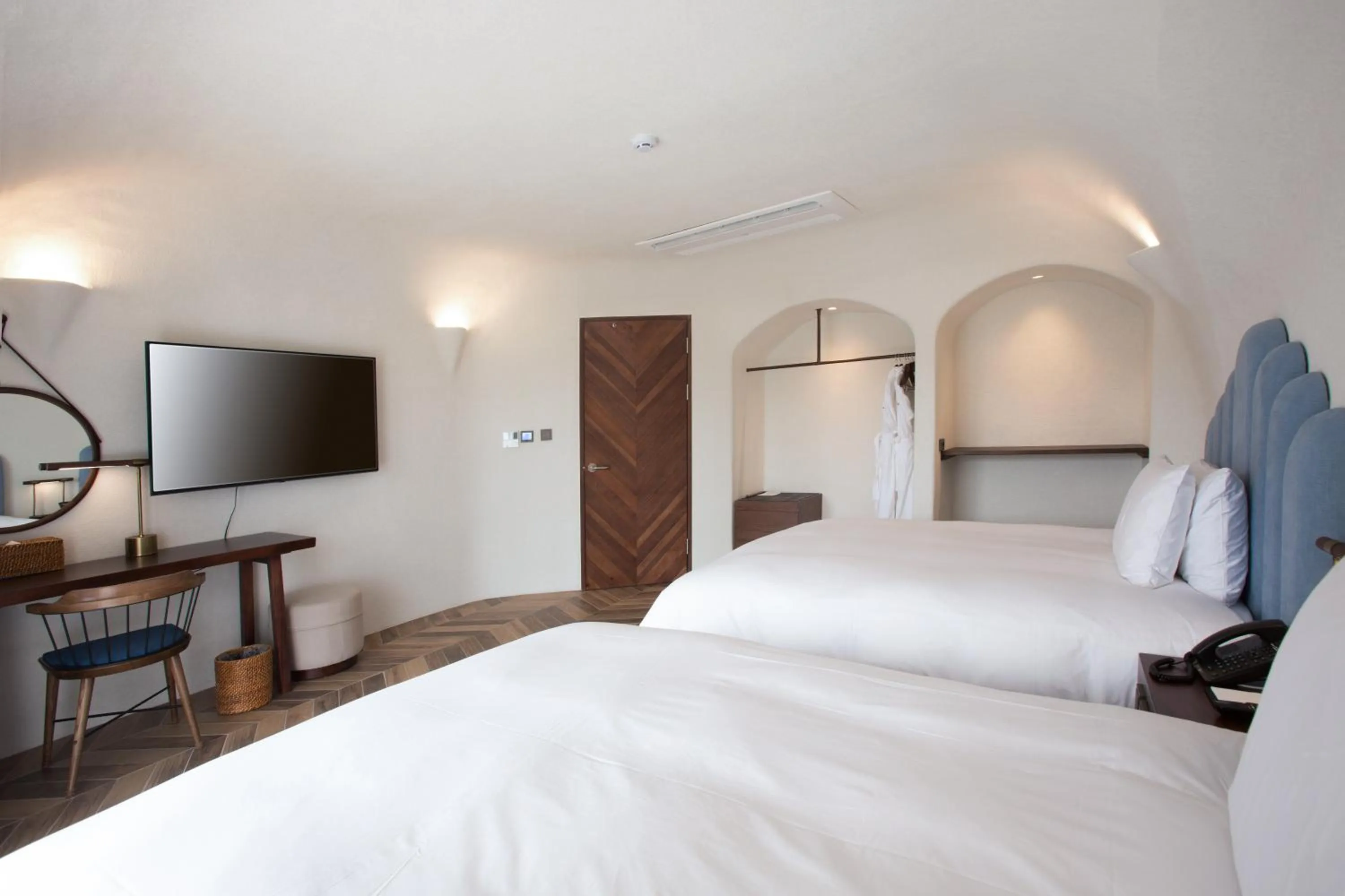 Bed in Ecoland Hotel