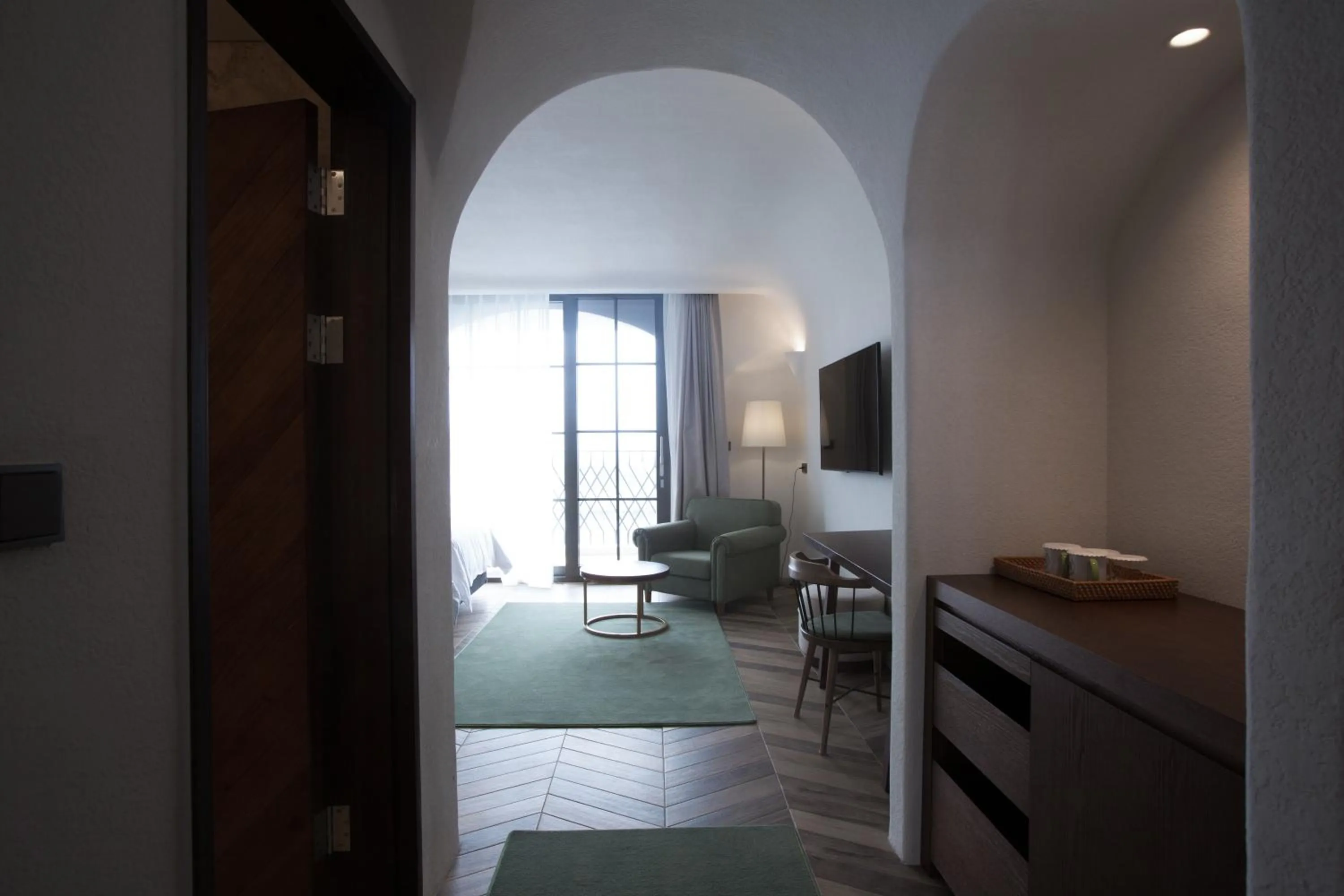 Bed in Ecoland Hotel