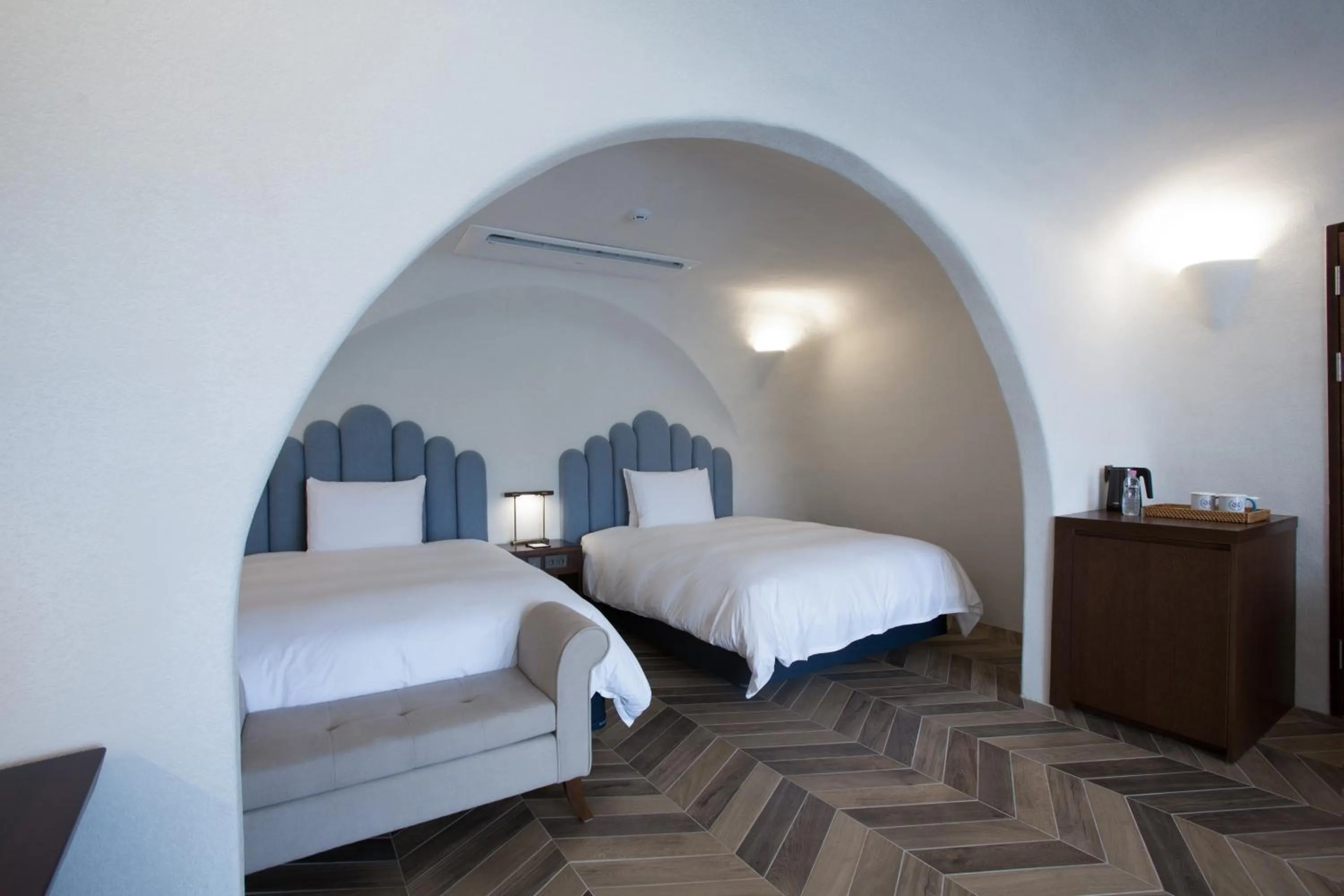 Bed in Ecoland Hotel