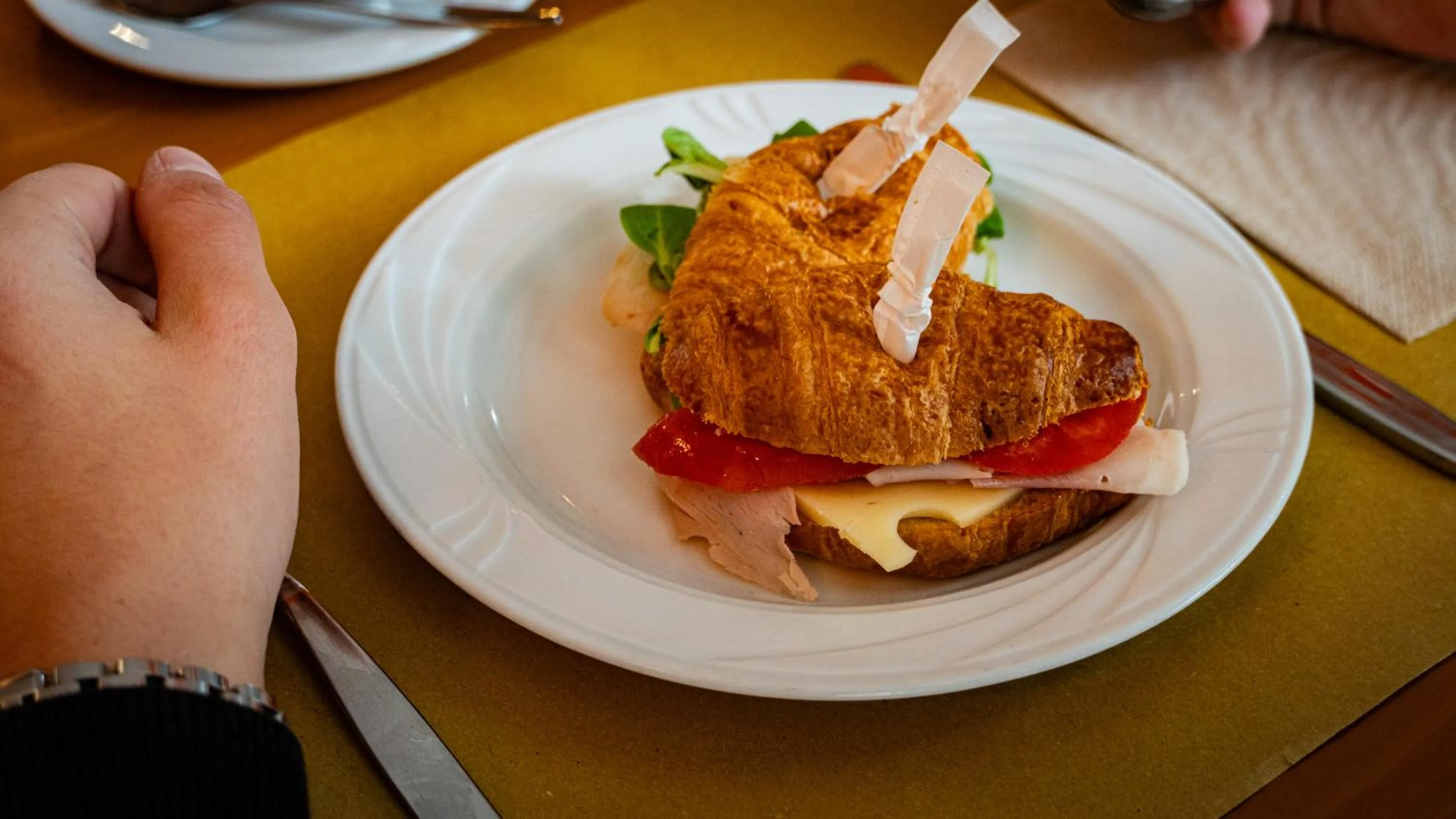 Food and drinks in Hotel Au Soleil