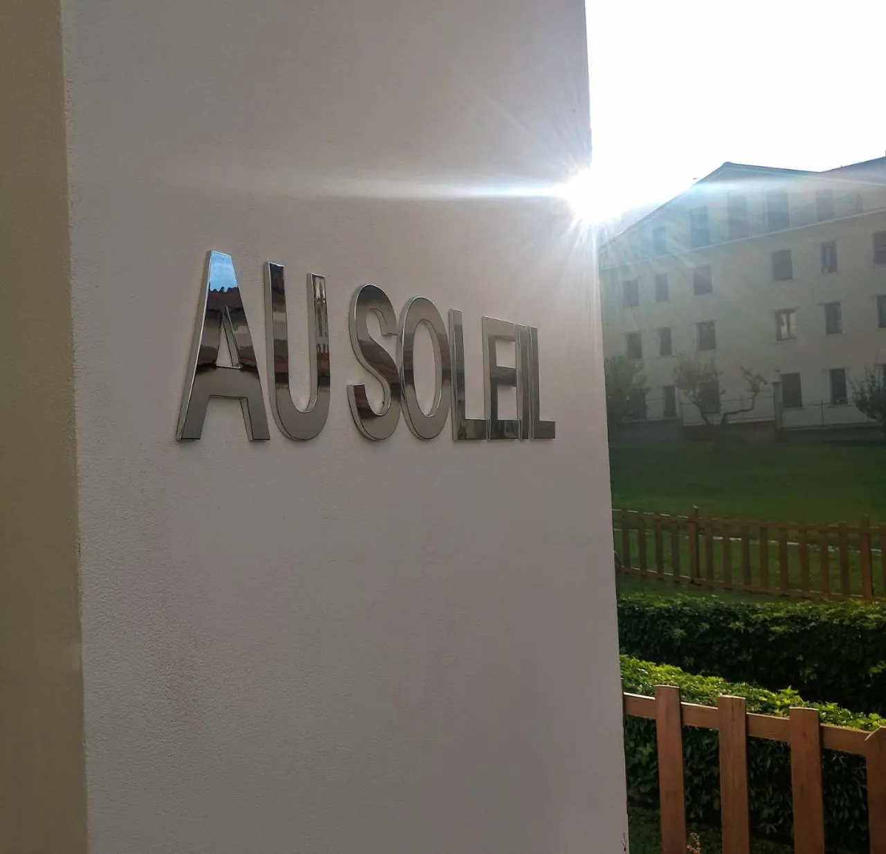 Facade/entrance in Hotel Au Soleil