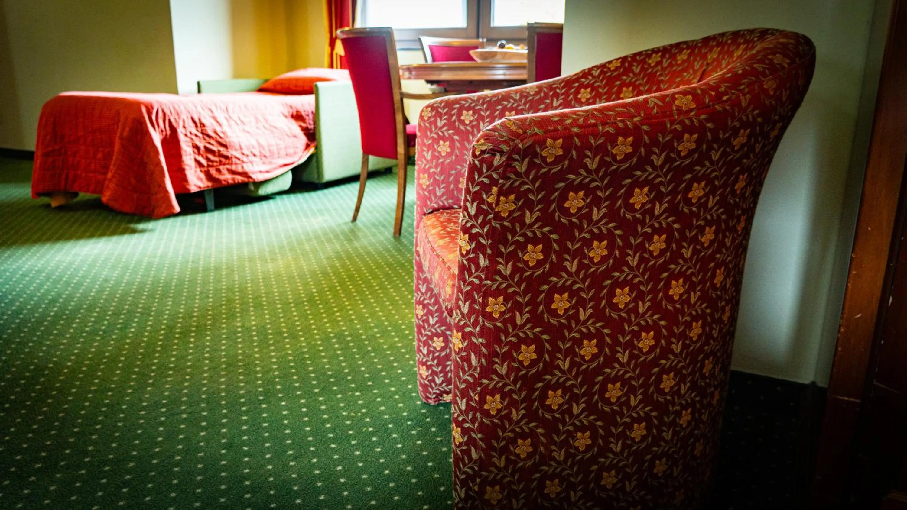 Bed in Hotel Au Soleil