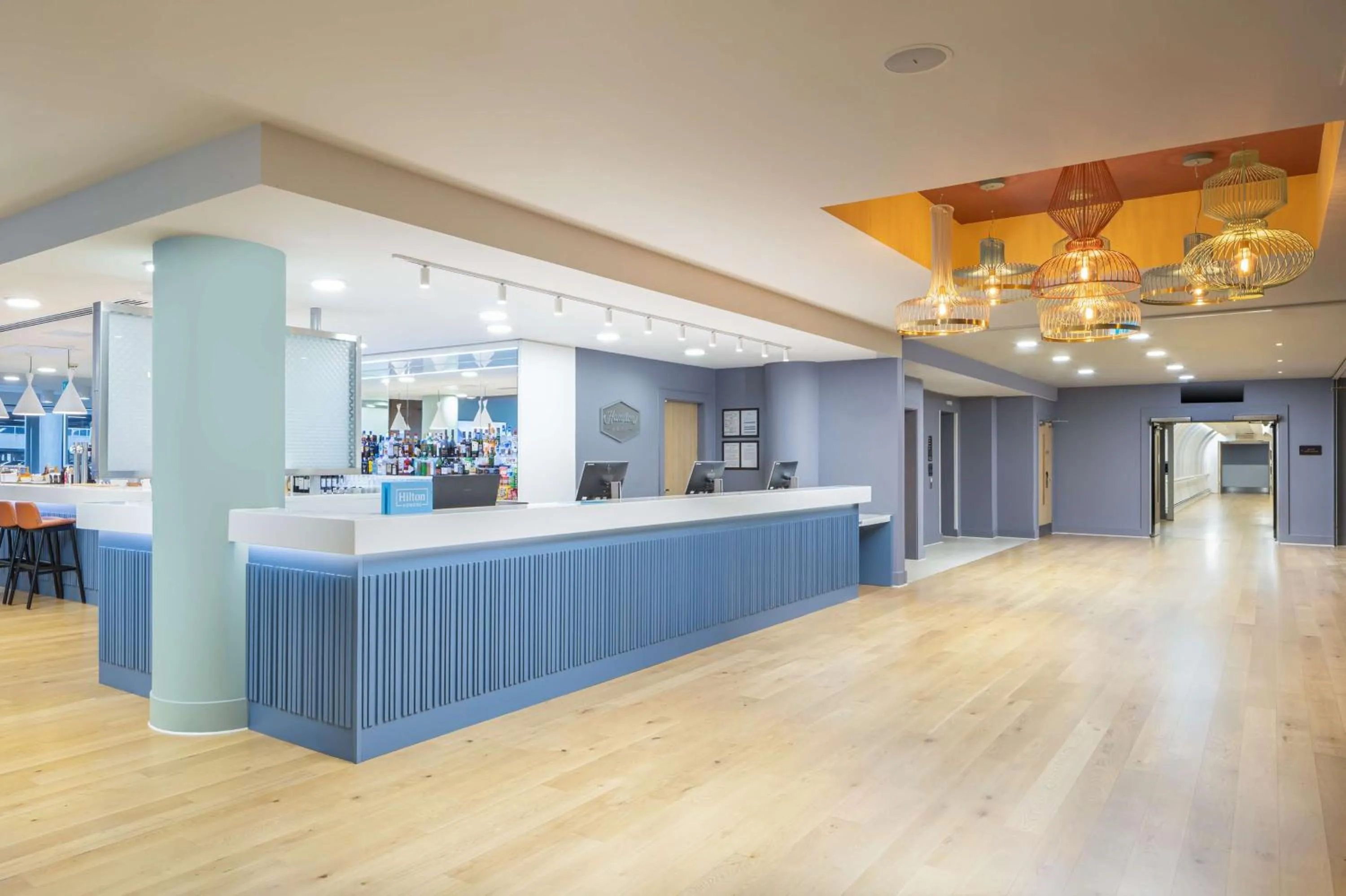 Lobby or reception in Hampton by Hilton London Gatwick Airport