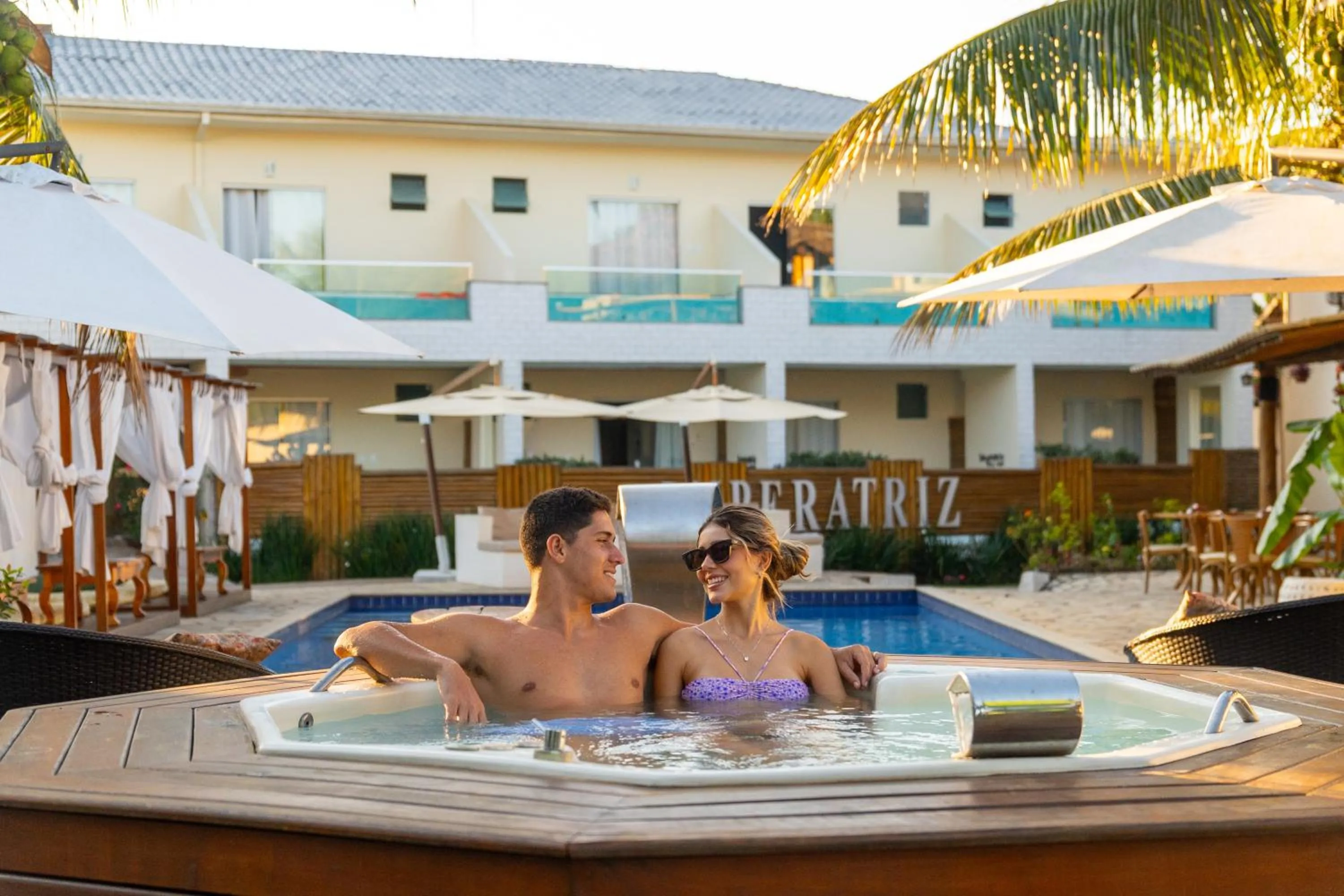 Hot Tub in Imperatriz Paraty Hotel