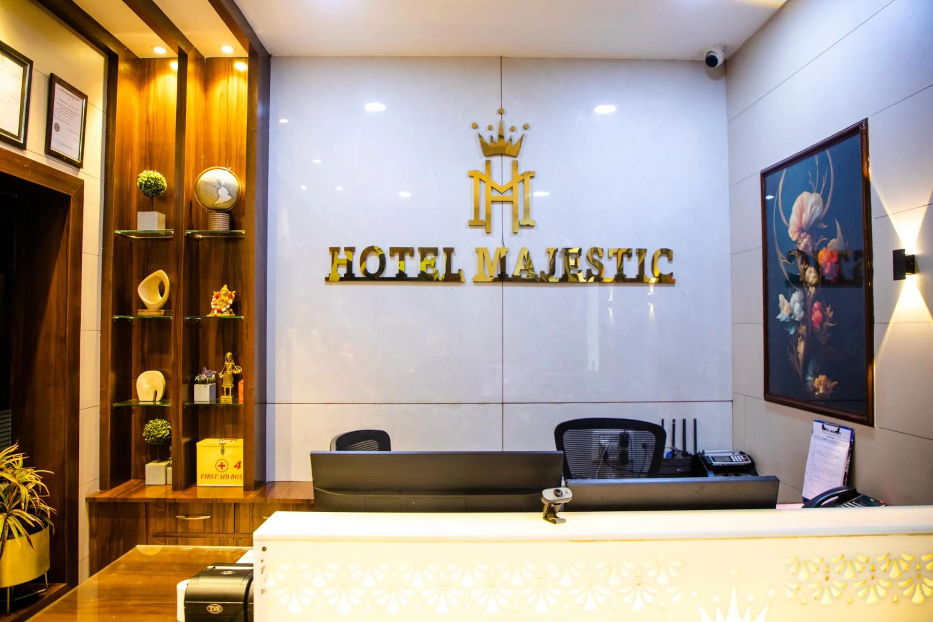 Lobby or reception in Hotel Majestic