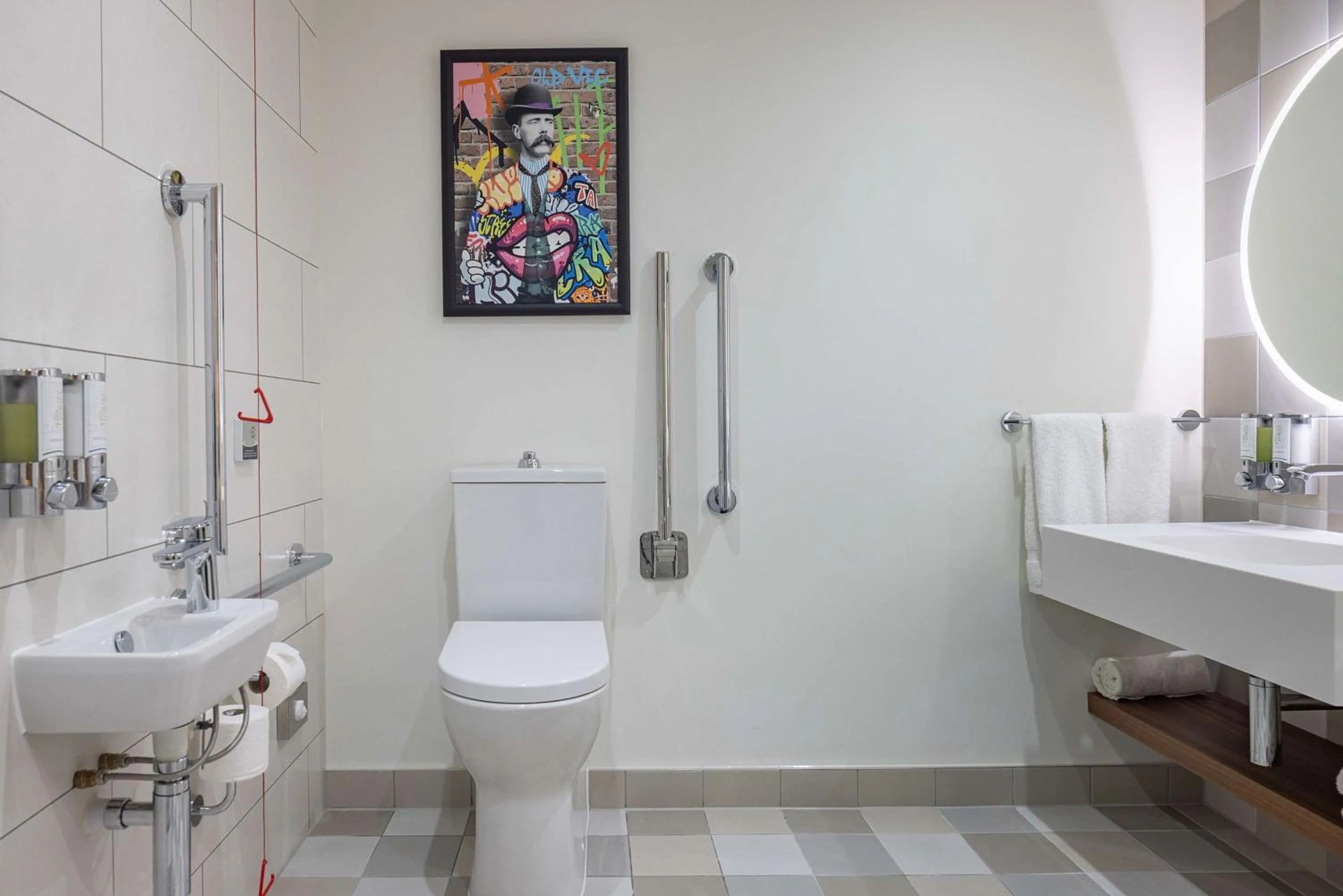 Bathroom in Hampton by Hilton London Waterloo