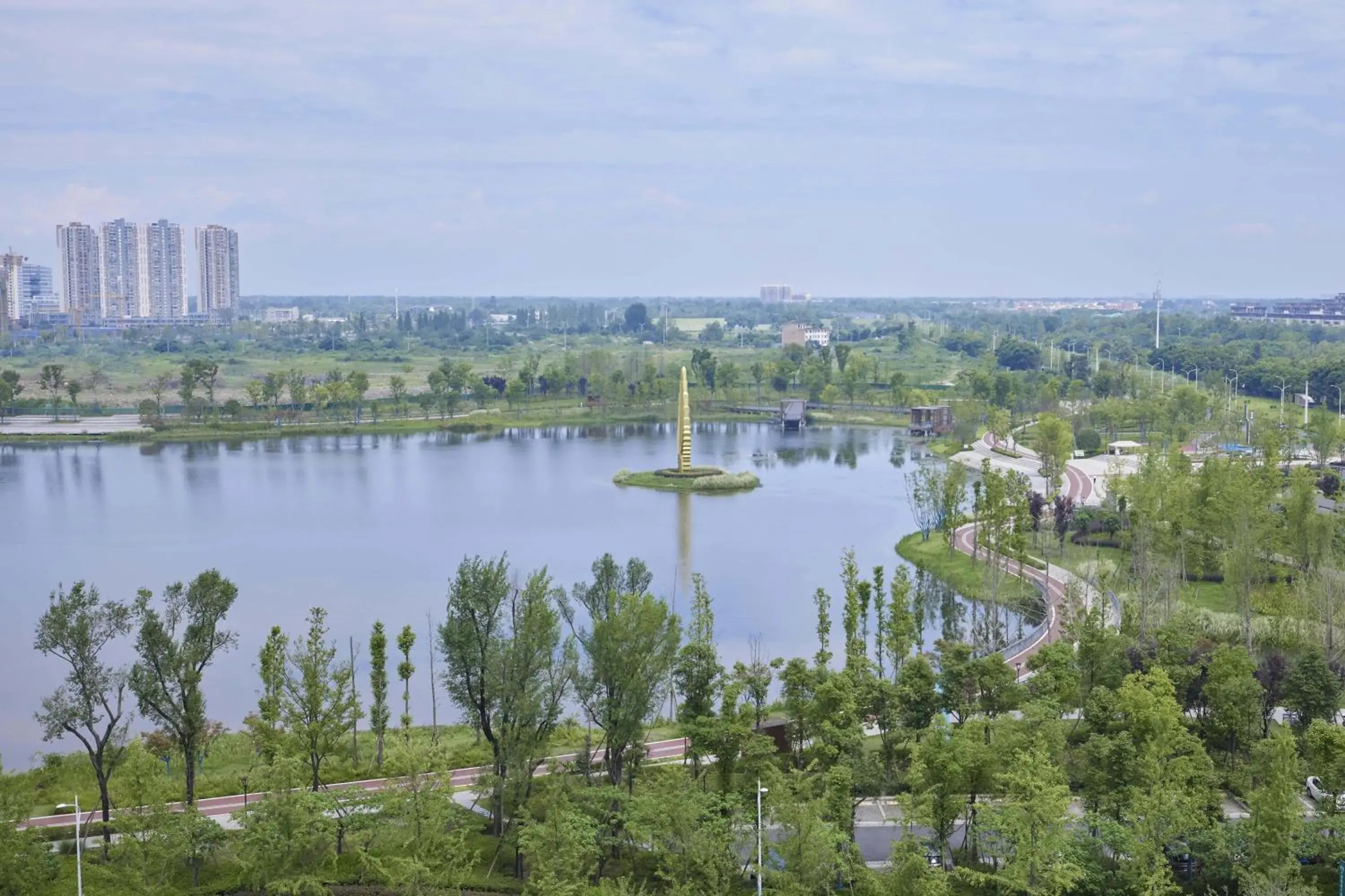 Executive Twin Room with Lake View - Lounge Access in Sheraton Chengdu Pidu Executive Twin Room with Lake View - Lounge Access in Sheraton Chengdu Pidu