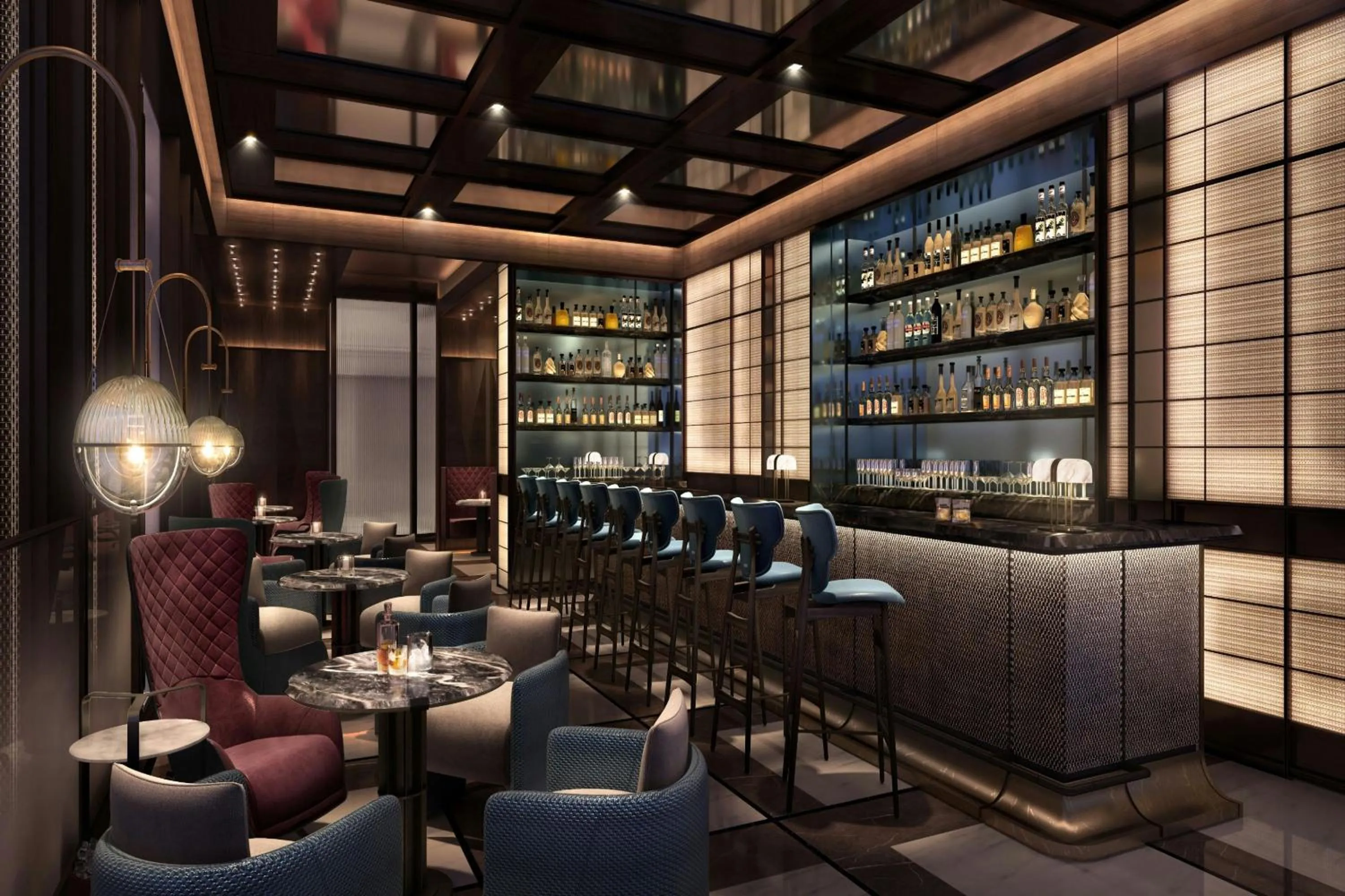 Lounge or bar in Sheraton Chengdu Pidu