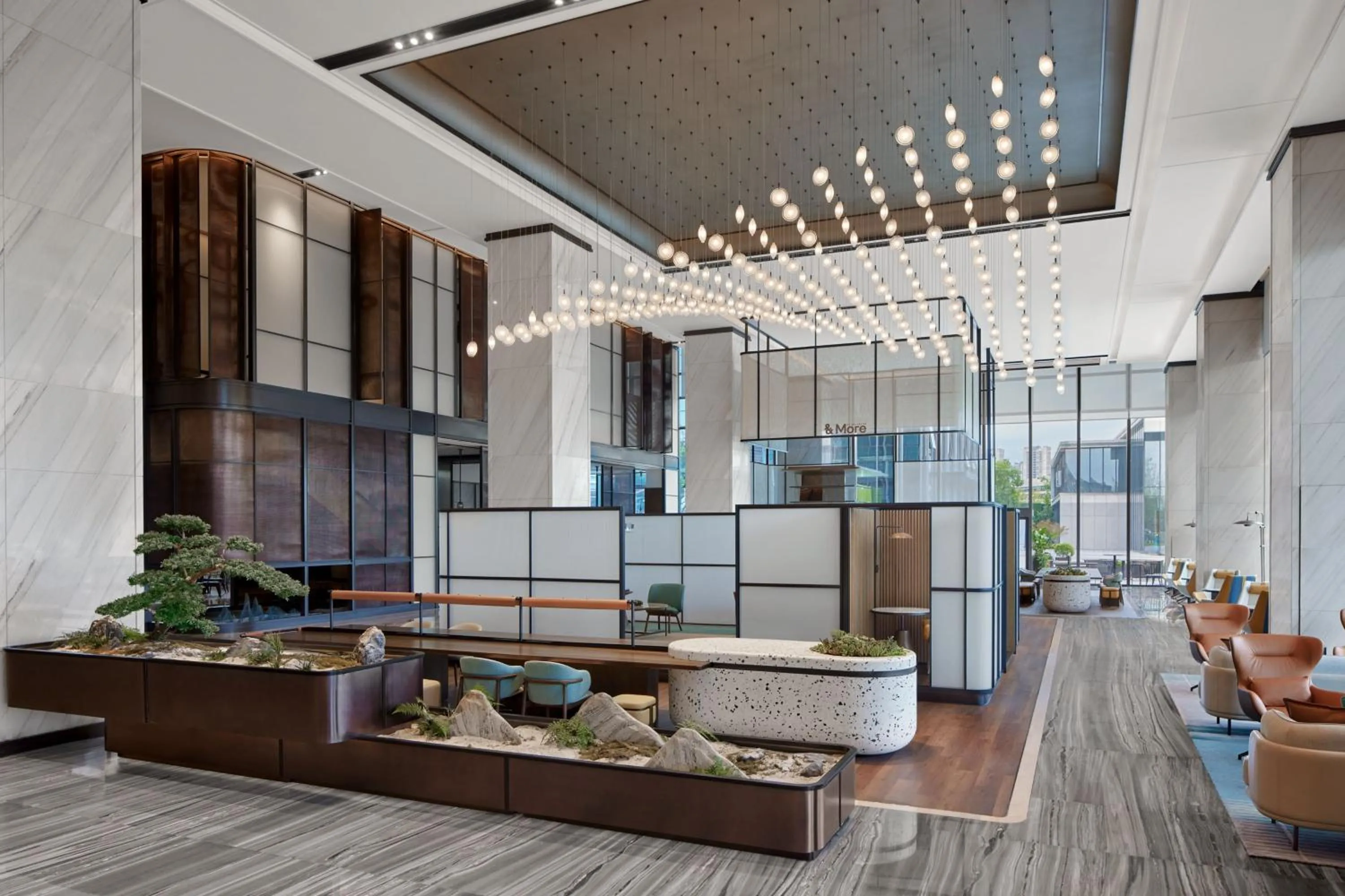 Lobby or reception in Sheraton Chengdu Pidu