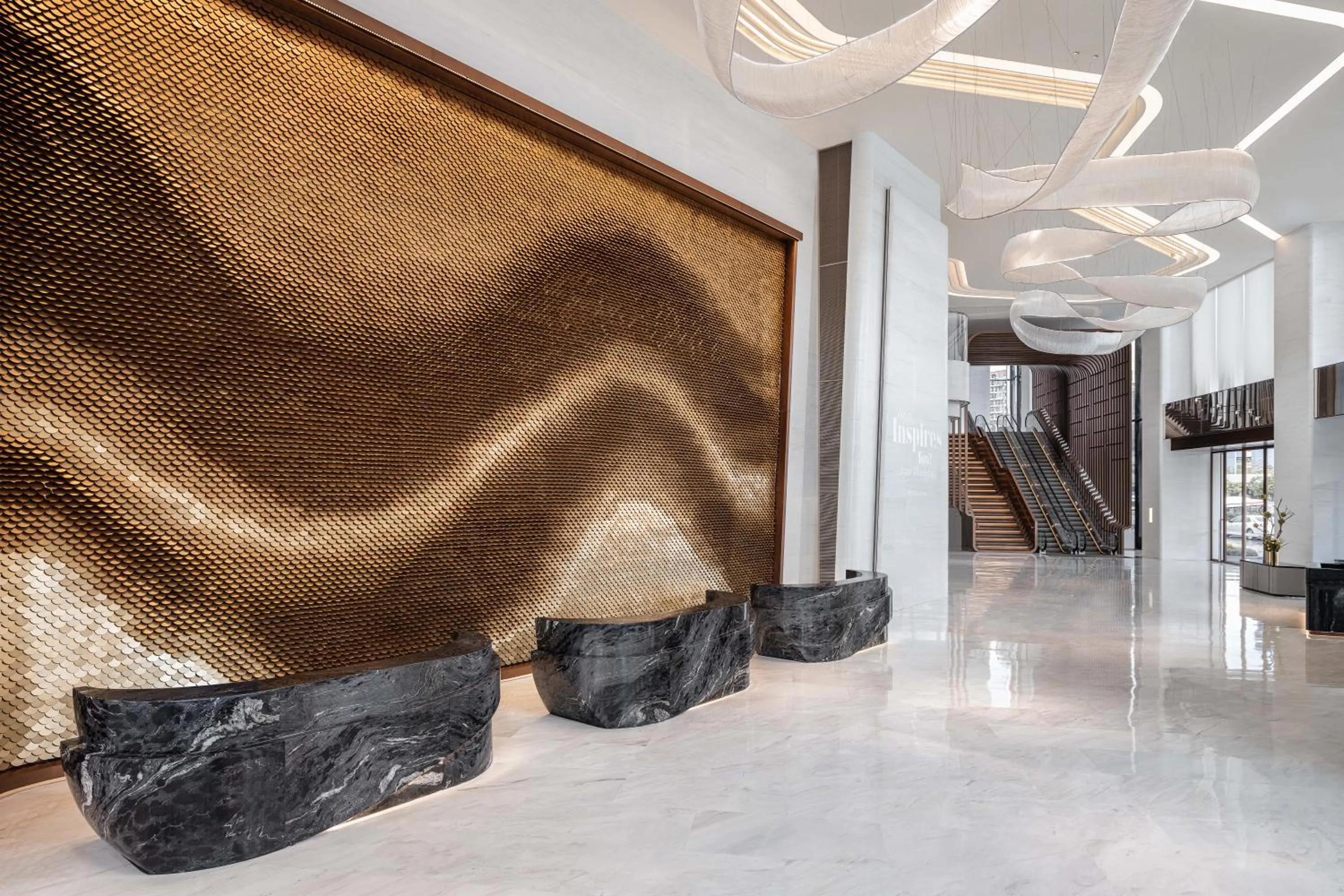 Lobby or reception in Renaissance Zhuhai Hotel