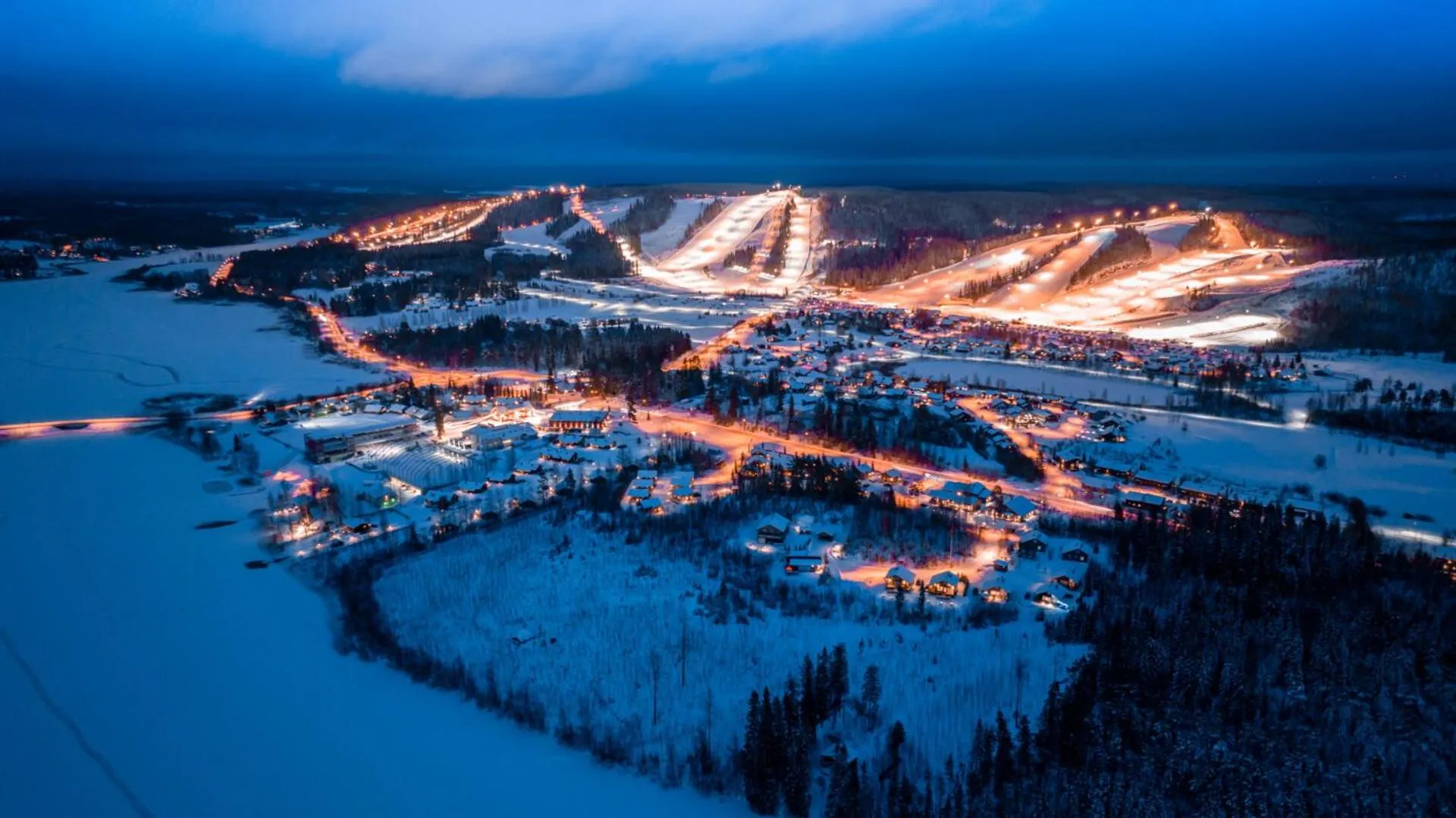 Skiing in Hotelli Jämsä