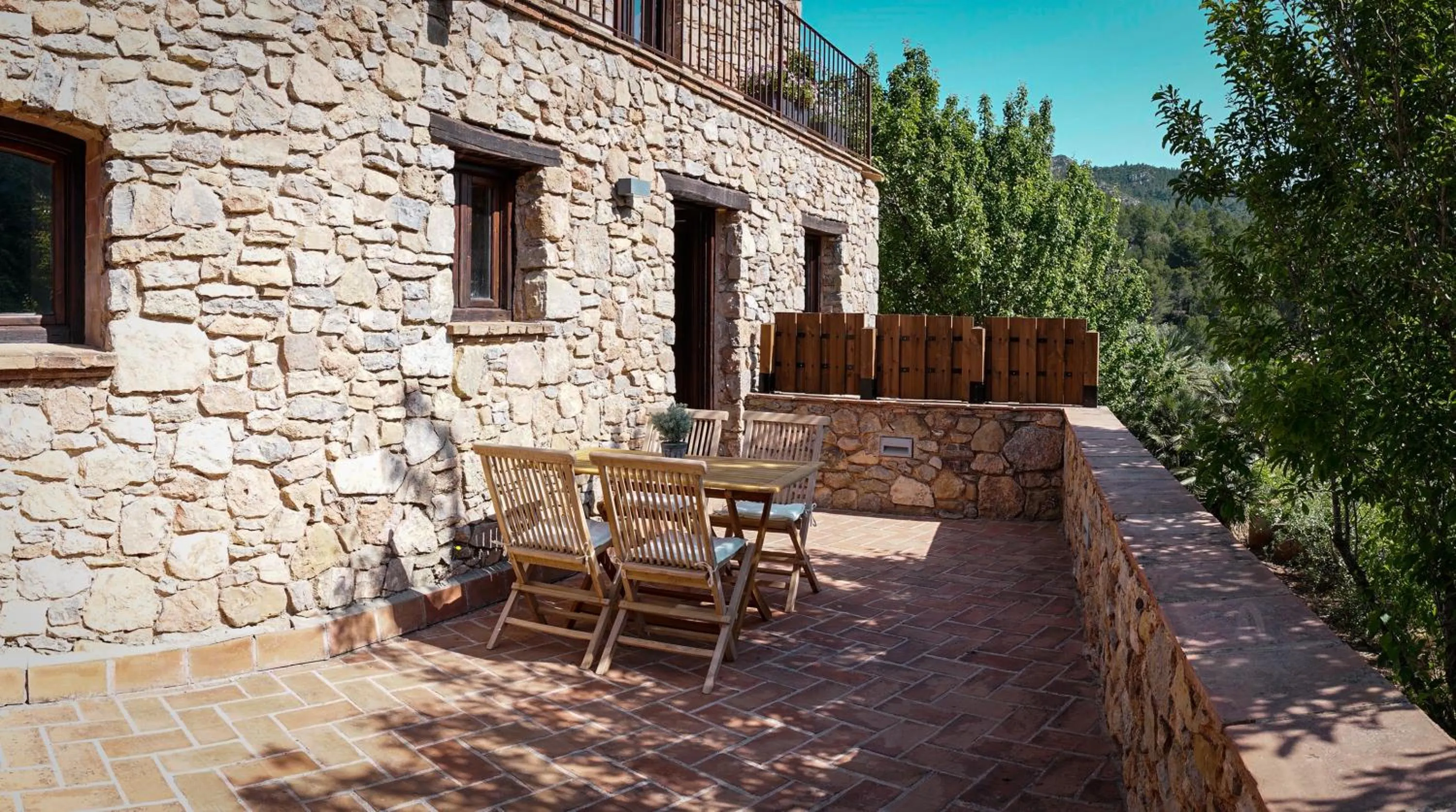 Balcony/Terrace in Hotel Mas Mariassa