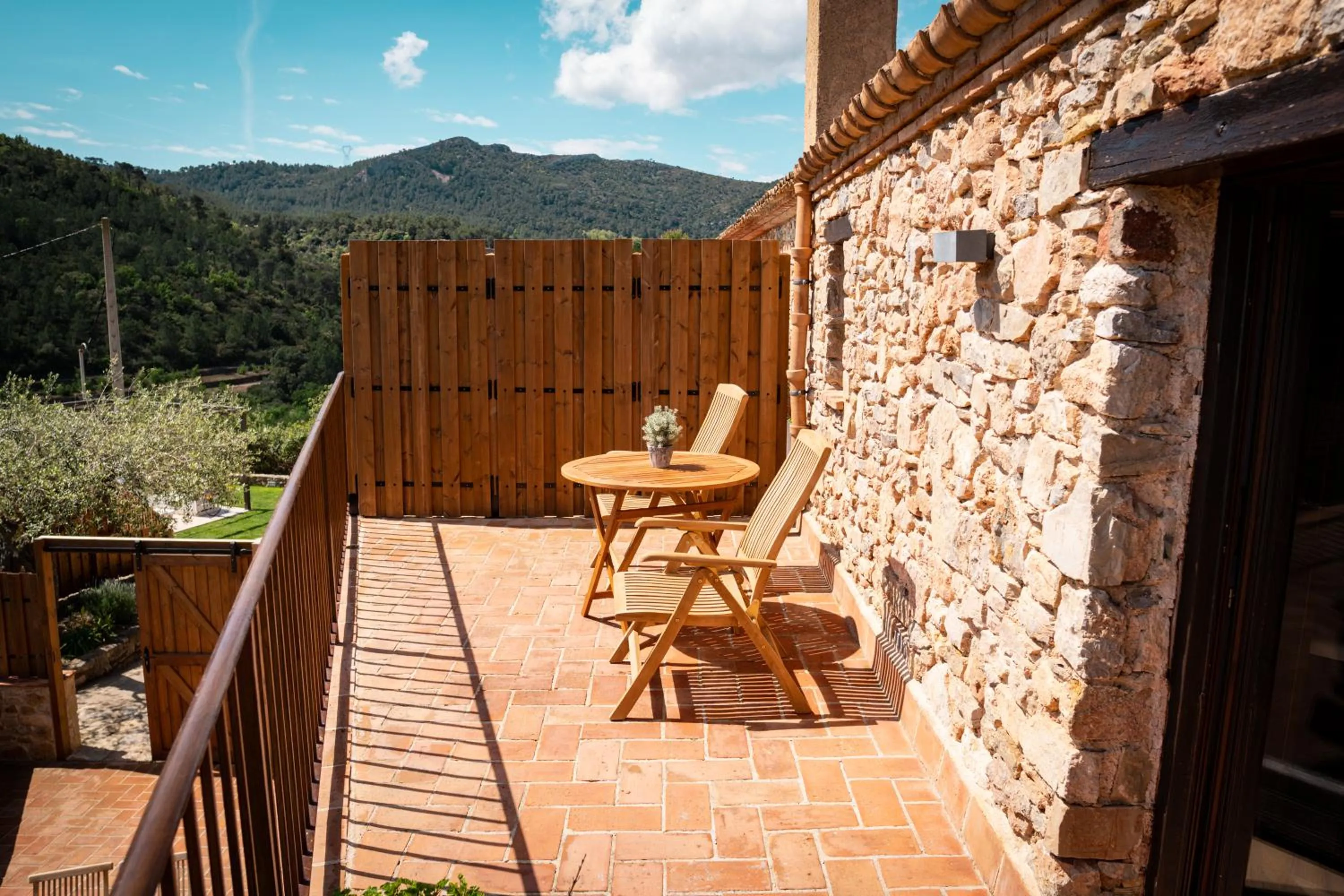 Balcony/Terrace in Hotel Mas Mariassa