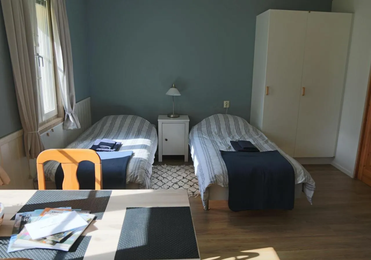 Dining area, Bed in HusHotellHunge AB