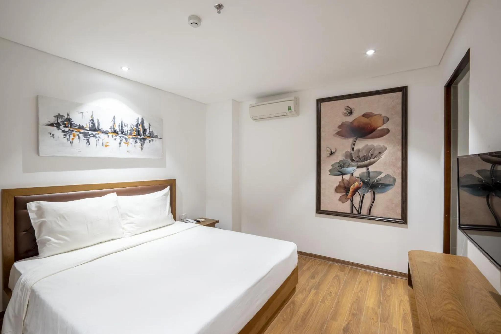 Bed in Hai Trieu Hotel