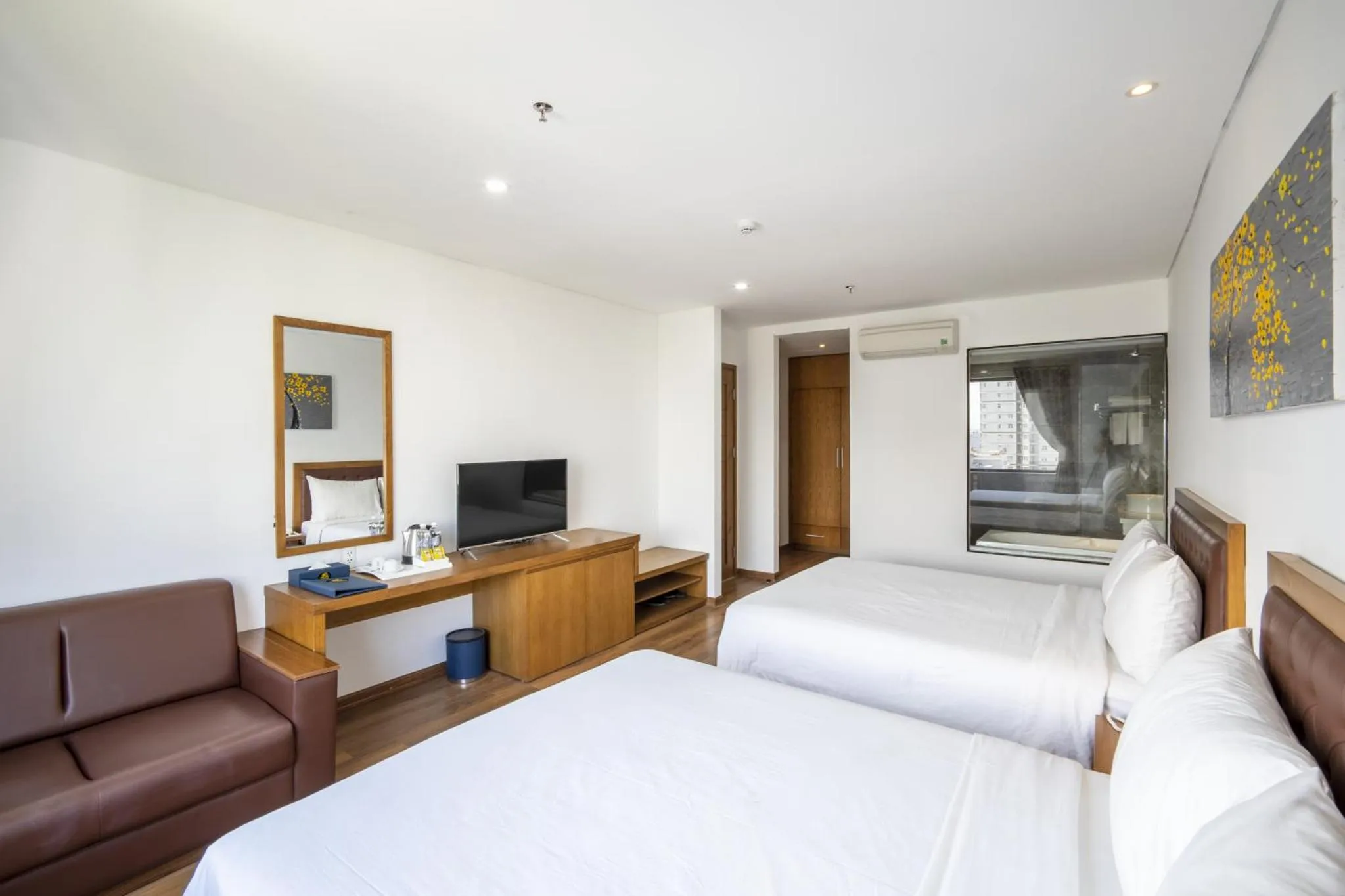 Bed in Hai Trieu Hotel