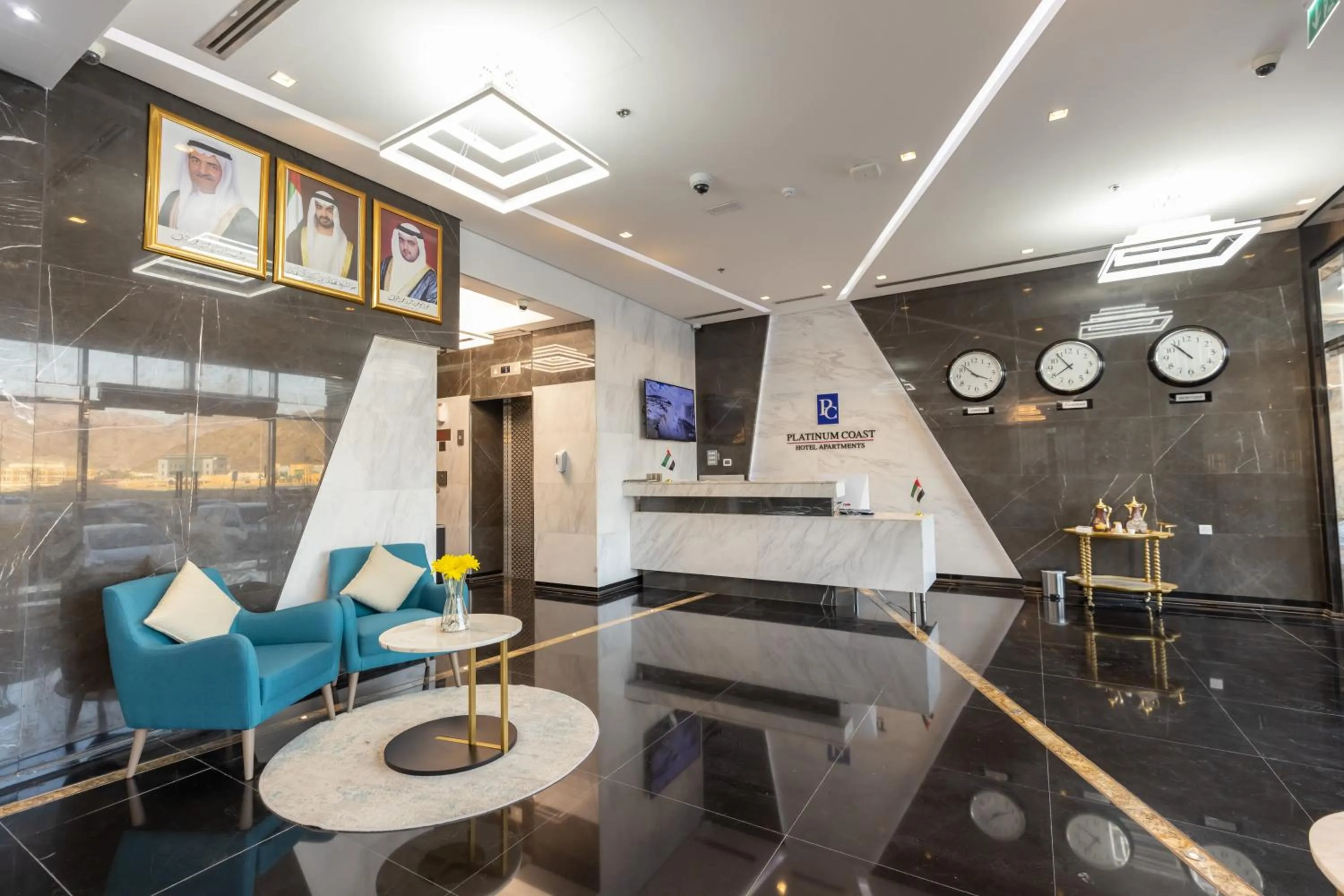 Lobby or reception in Platinum Coast Hotel Apartments