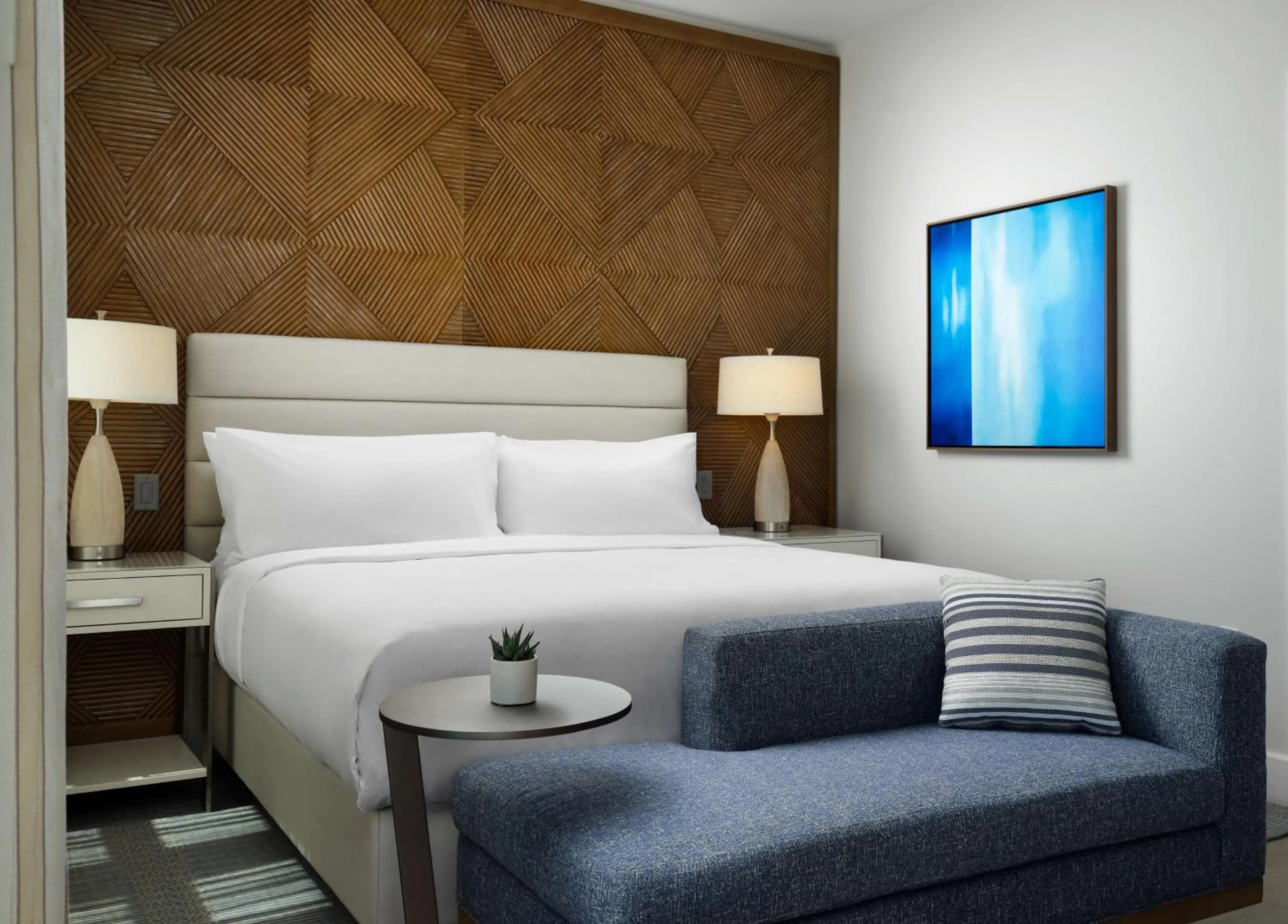 Bed in Shore House at The Del, LXR Hotels & Resorts