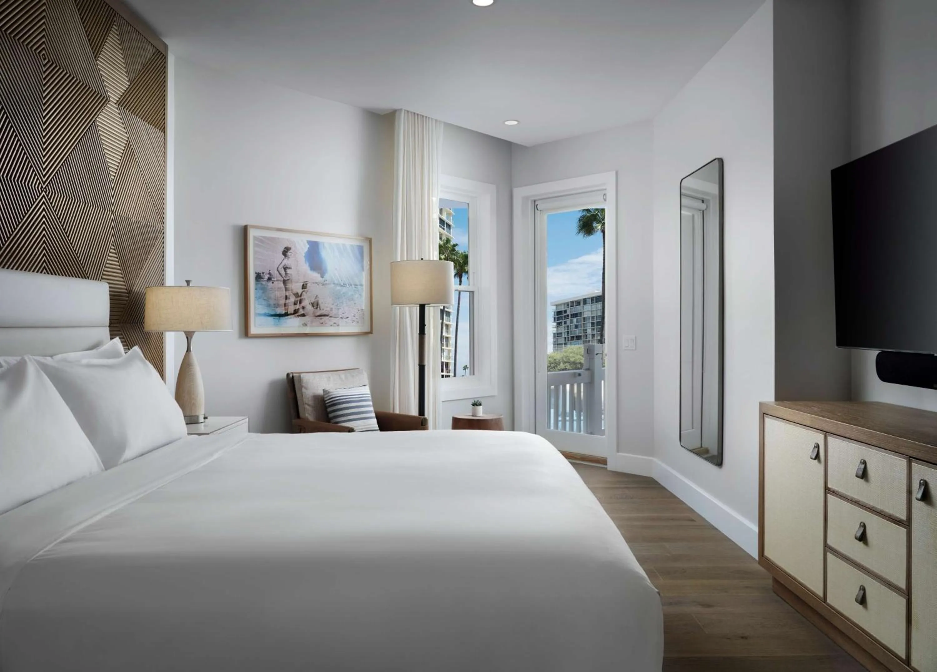 Bed in Shore House at The Del, LXR Hotels & Resorts