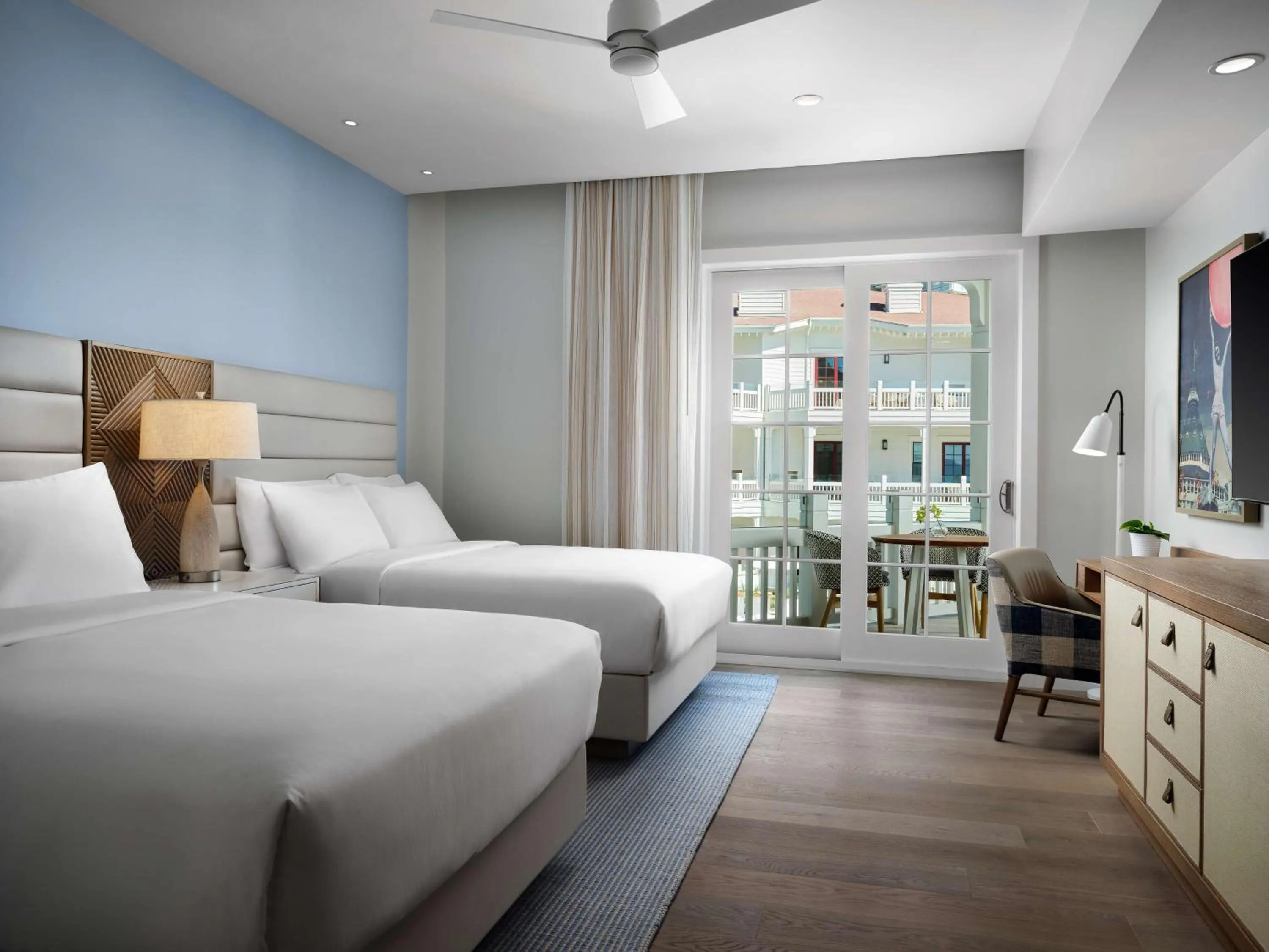 Bed in Shore House at The Del, LXR Hotels & Resorts