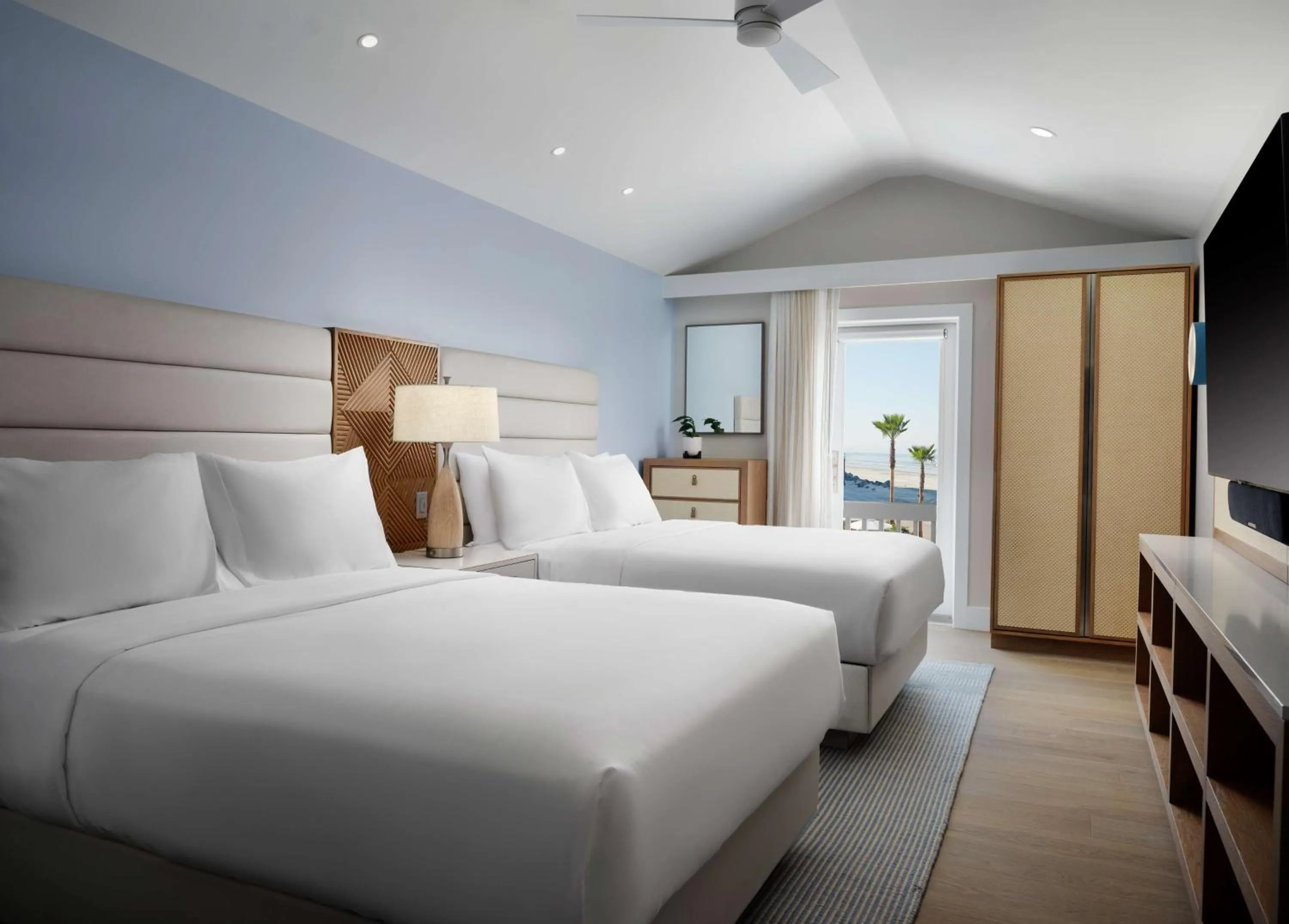 Bed in Shore House at The Del, LXR Hotels & Resorts