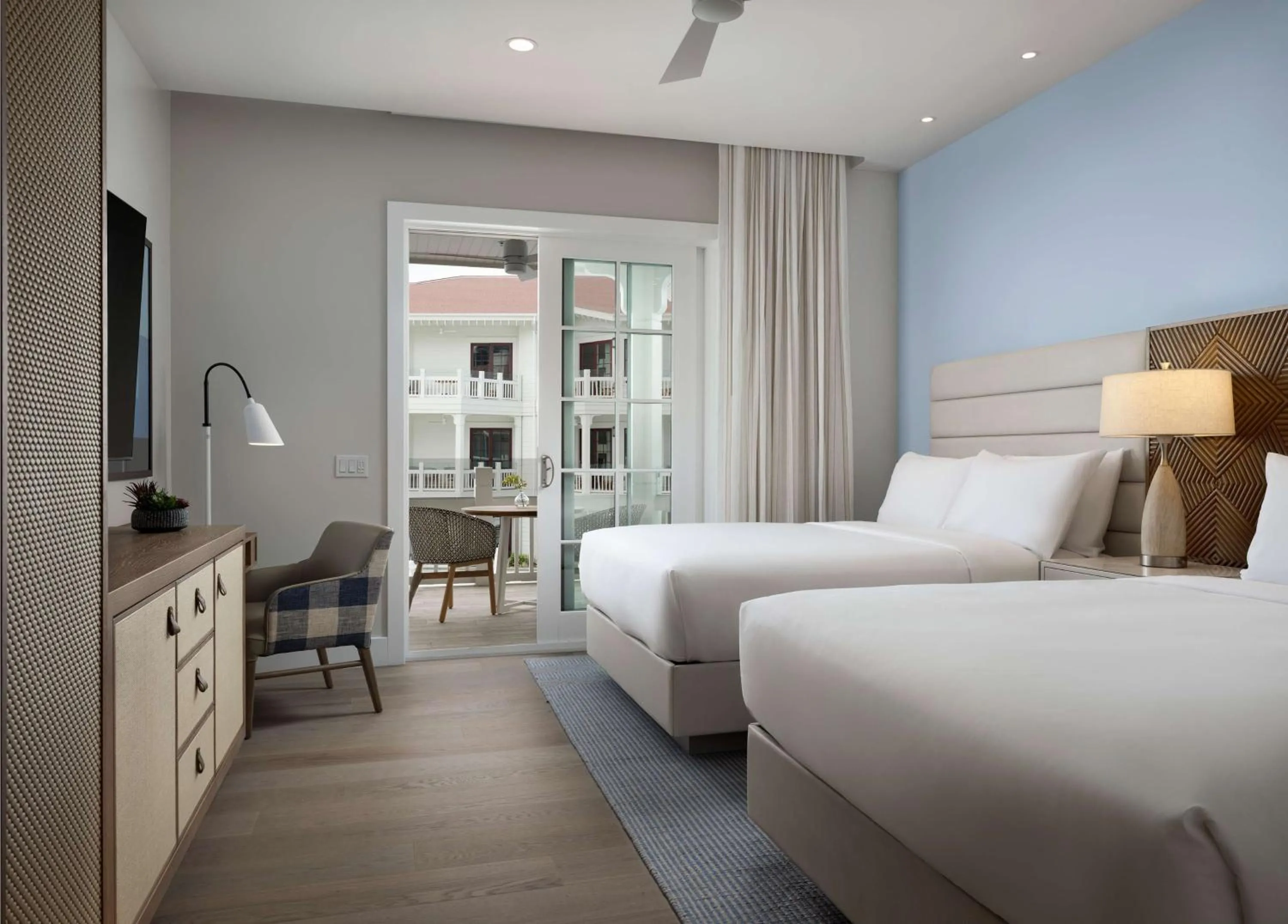 Bed in Shore House at The Del, LXR Hotels & Resorts