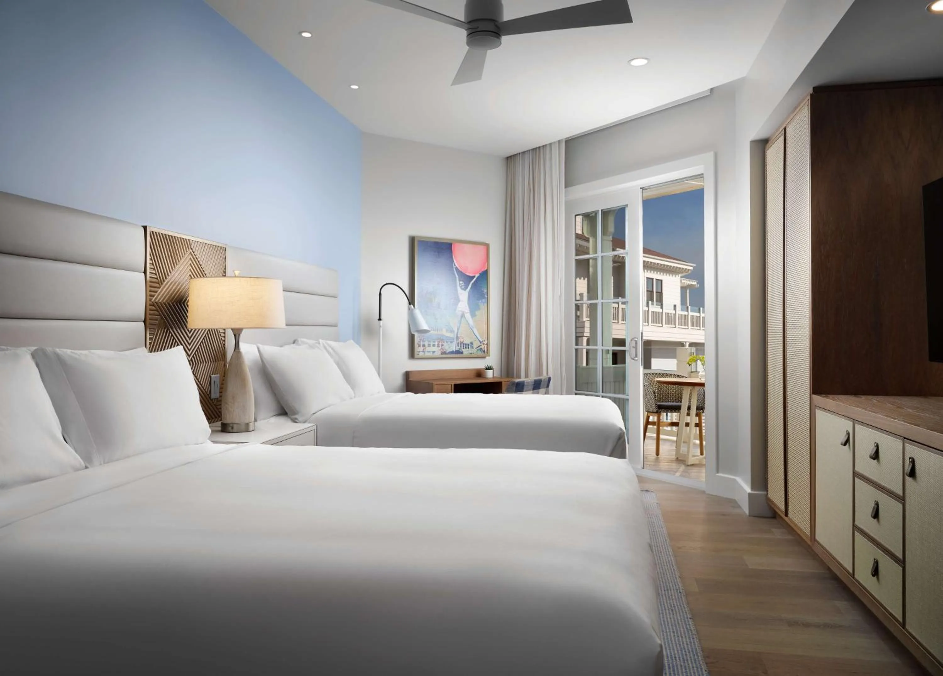 Bed in Shore House at The Del, LXR Hotels & Resorts