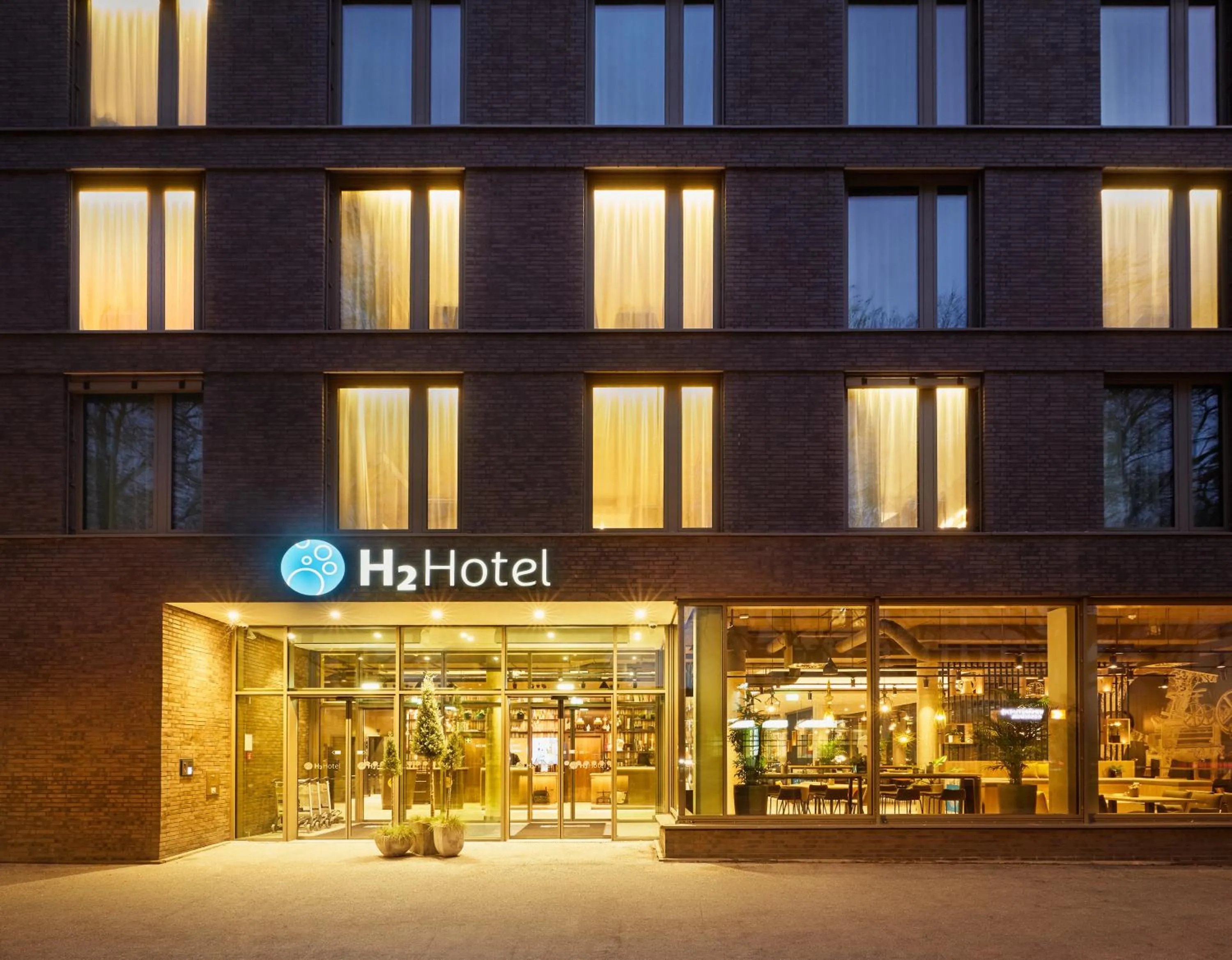 Property building in H2 Hotel Mainz