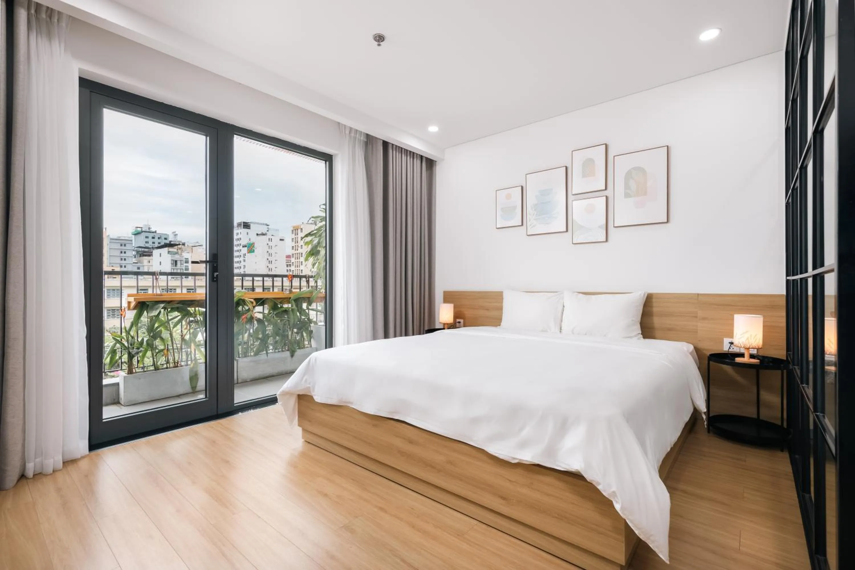 Bedroom, Bed in LAGOM APARTMENT AND HOTEL