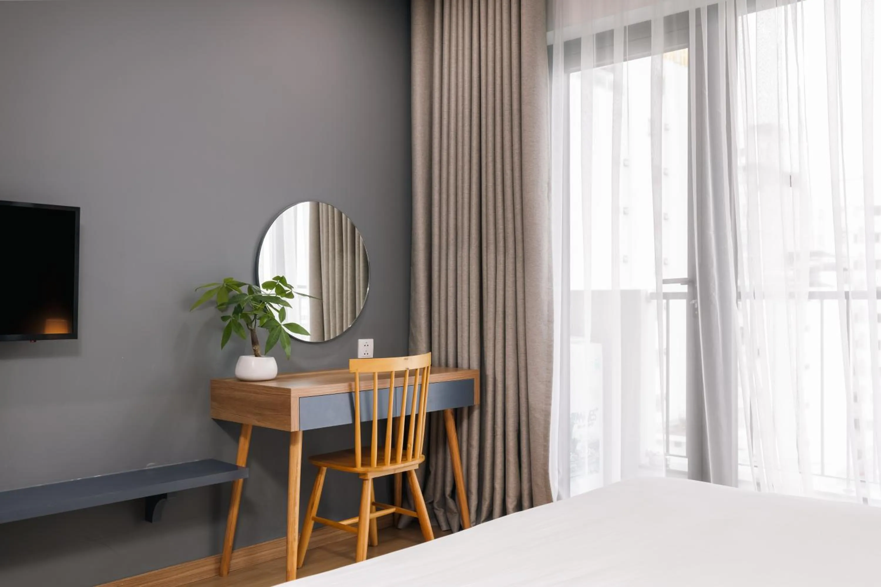 Bedroom, Bed in LAGOM APARTMENT AND HOTEL