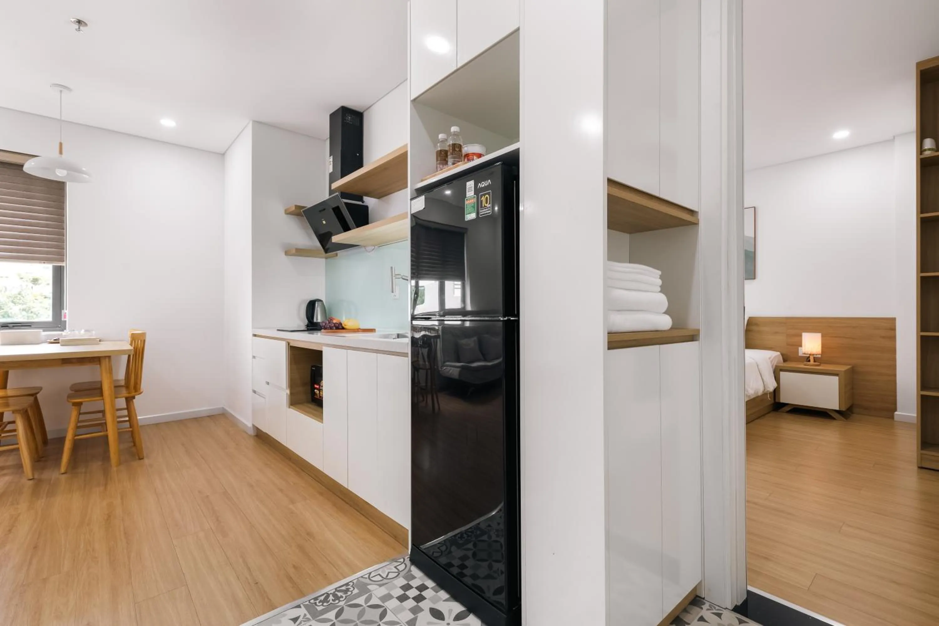 stove in LAGOM APARTMENT AND HOTEL